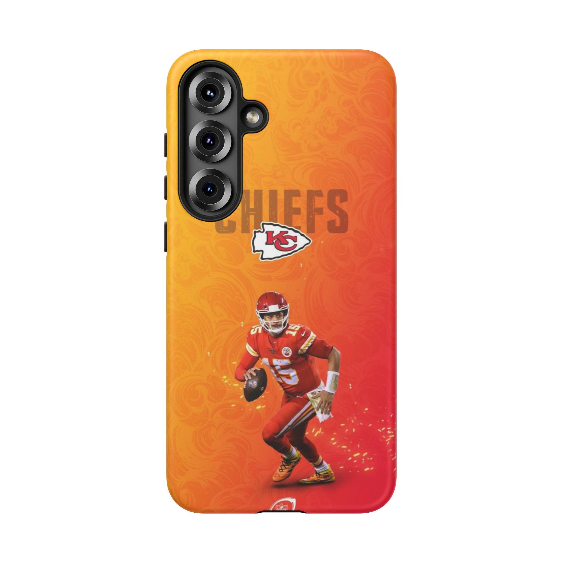 Kansas City Chiefs Patrick Mahomes Football Tough Cases for iPhones, Samsung, and Pixel