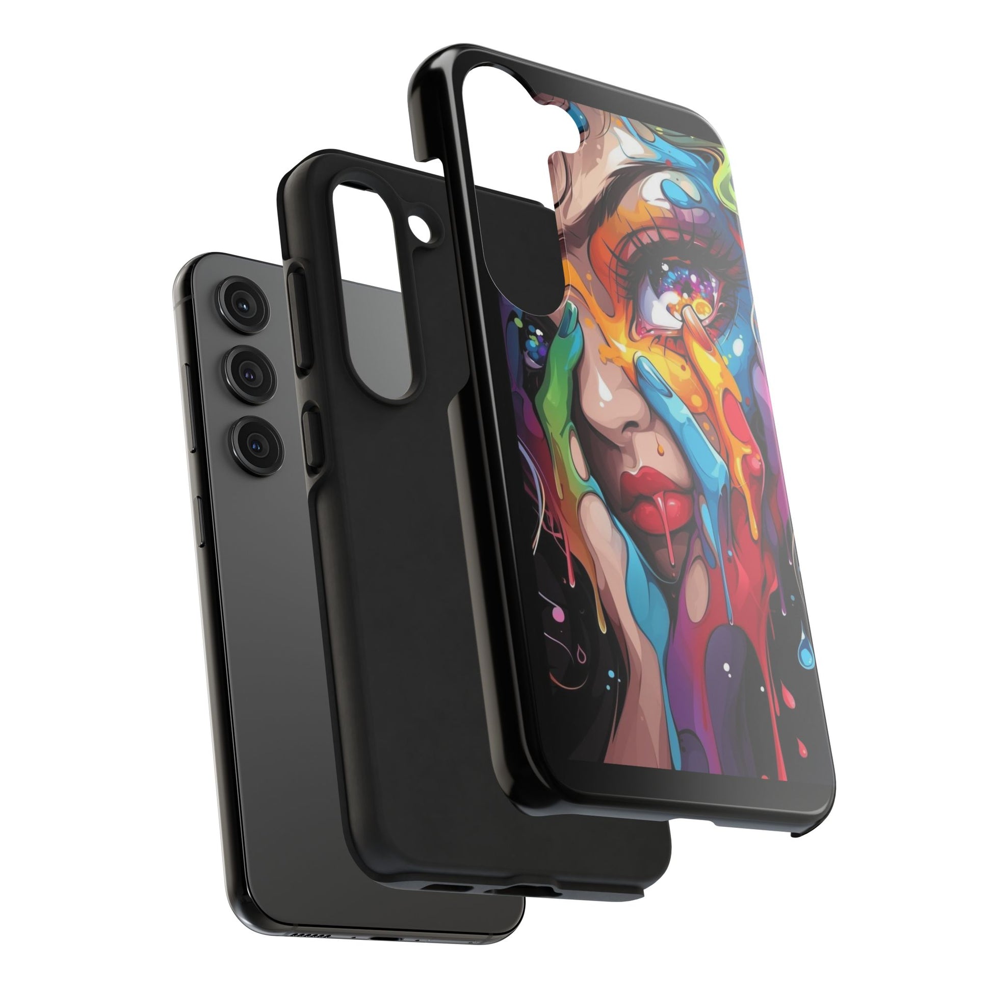 Sexy Girl Paint Drip Theme Phone Cases for Iphones & Samsung Phones