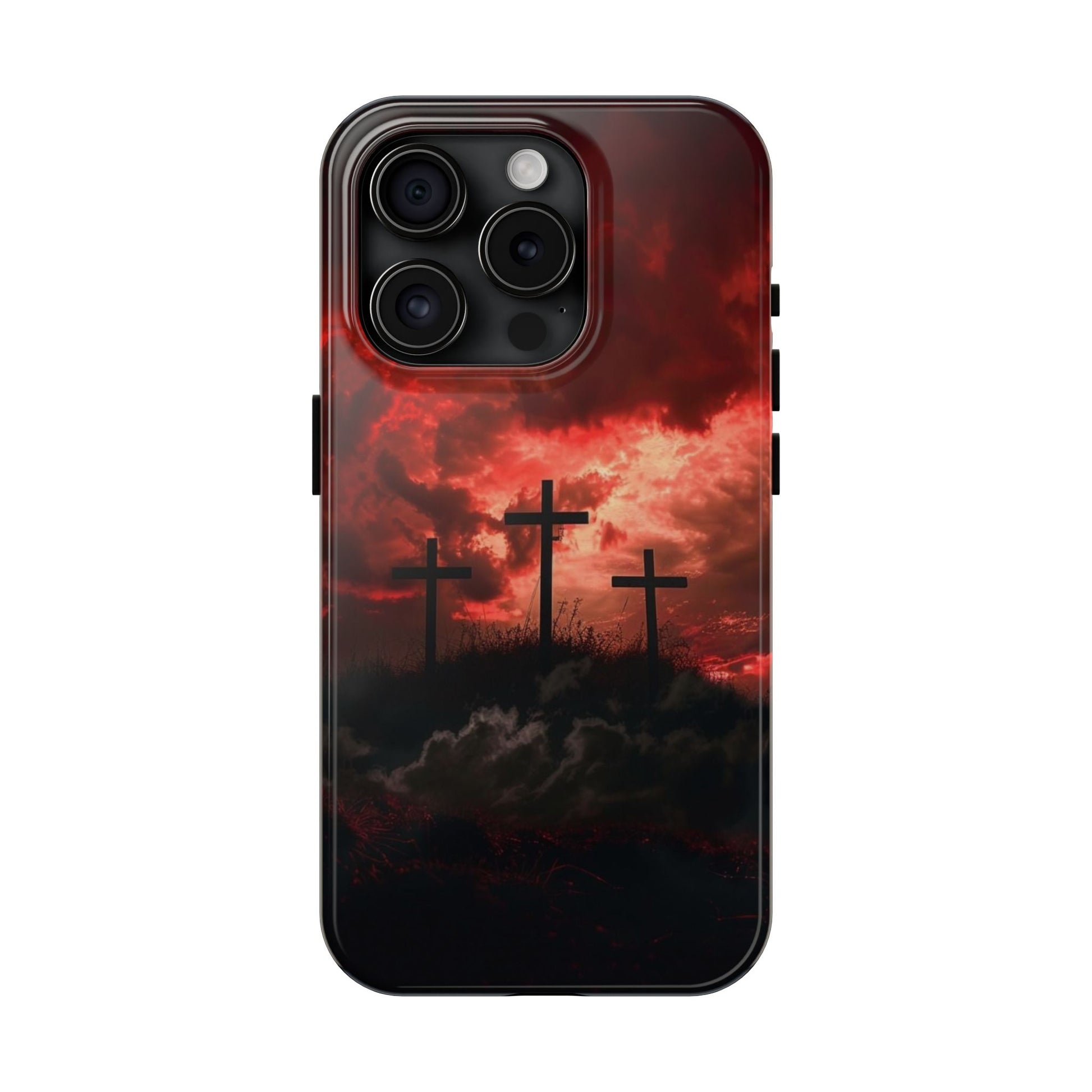 Crosses at Golgotha Christian Cases for iPhones & Samsung Phones
