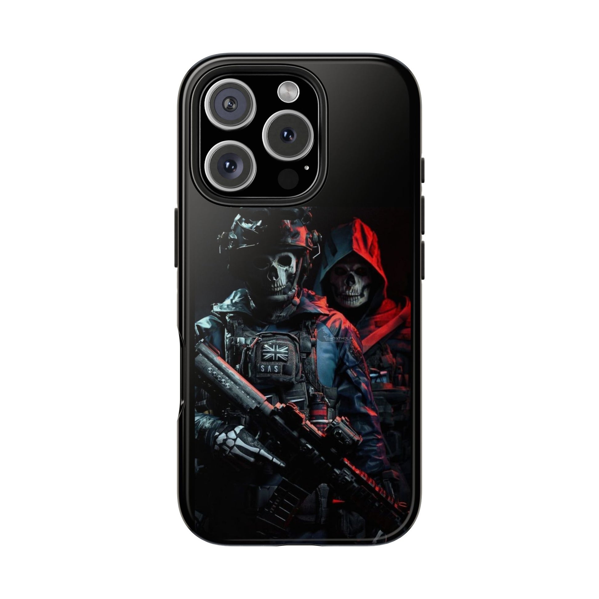 COD Ghost Gamer Phone Cases for Iphones & Samsung Phones