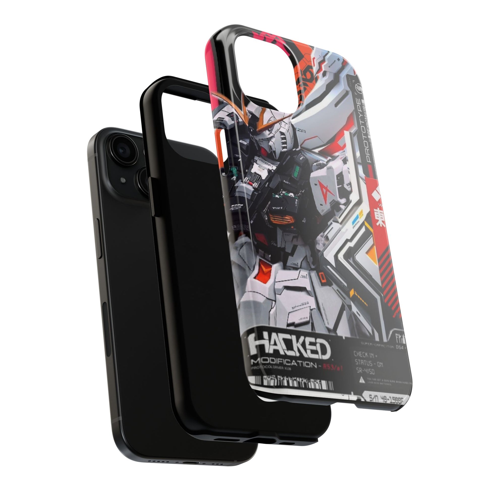 Anime Mecha Warrior Phone Case for iPhone & Samsung Galaxy Phones