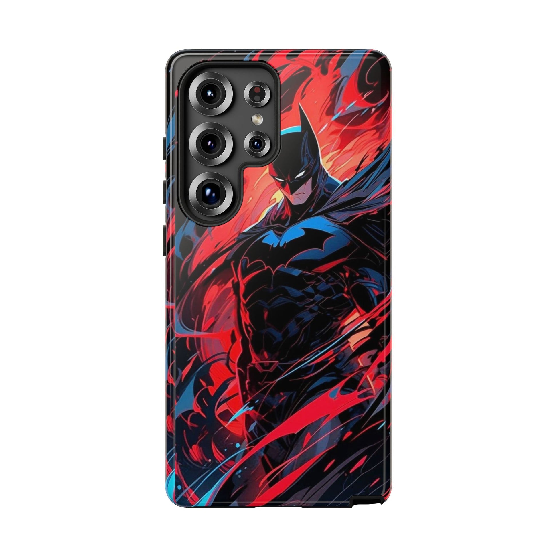 The Dark Knight Batman Art Tough Cases for iPhones, Samsung, and Pixel