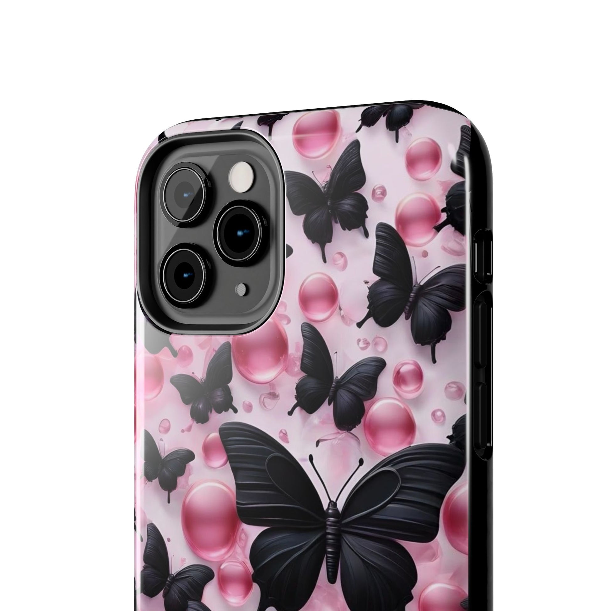 Pearls and Butterflies Theme Phone Cases for iPhones & Samsung Phones