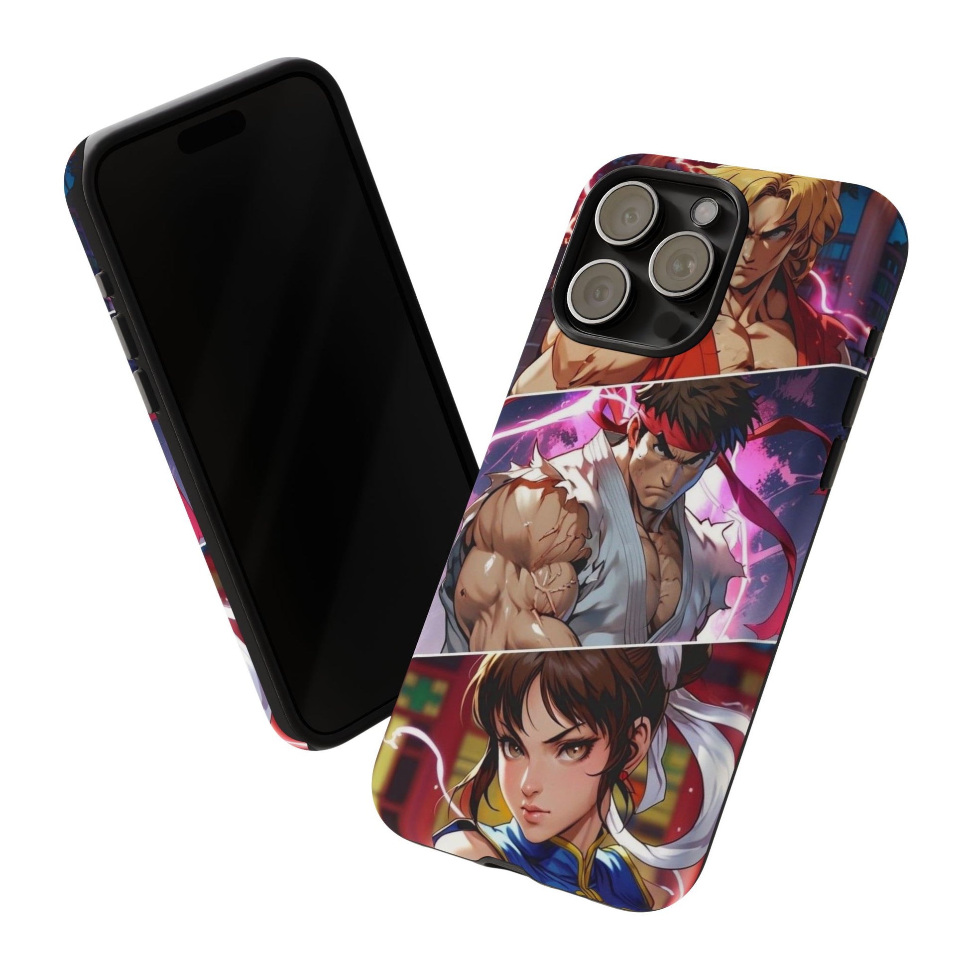 Street Fighter Gamer Theme Tough Cases for iPhones, Samsung, and Pixel