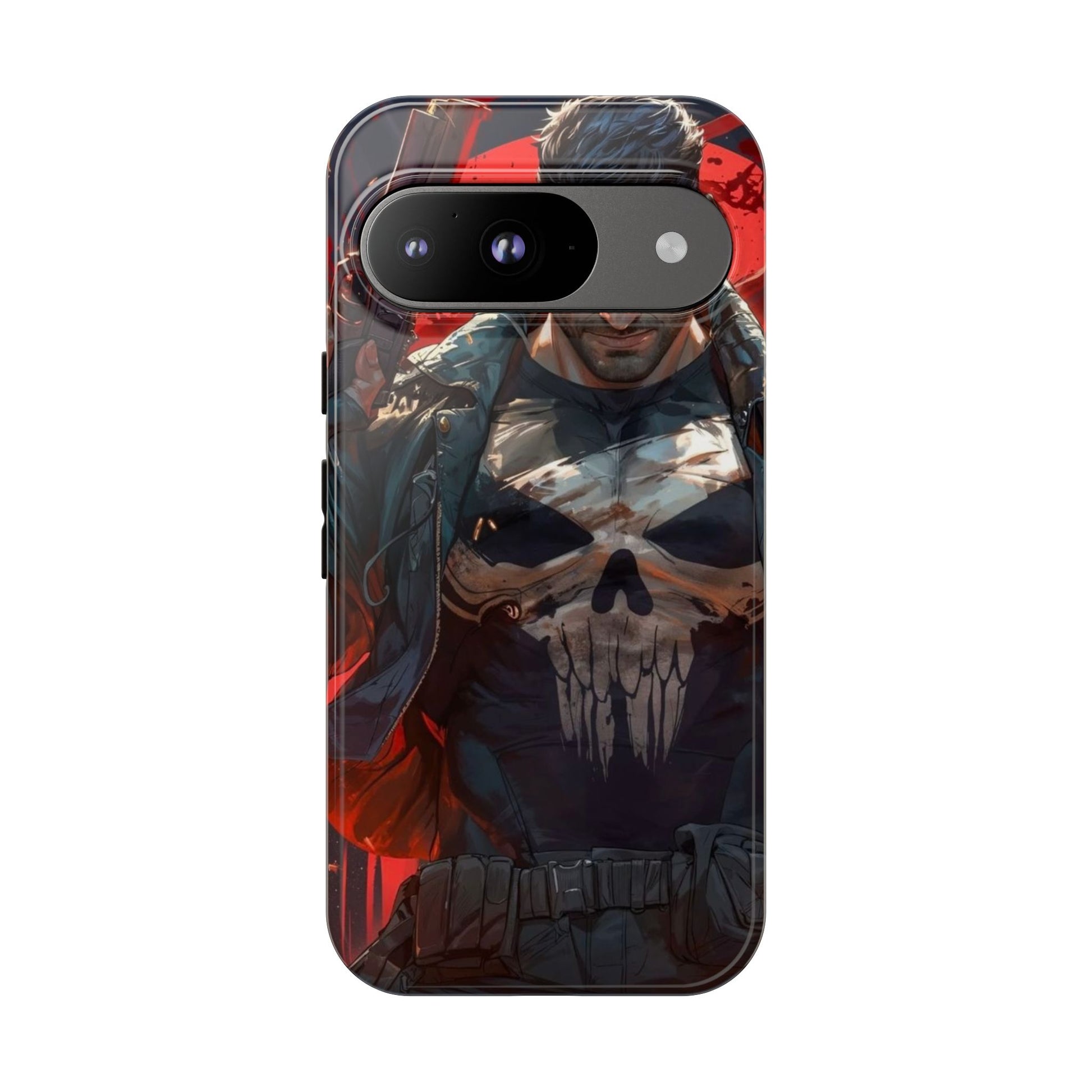Punisher Tough Cases for iPhones, Samsung, and Pixel