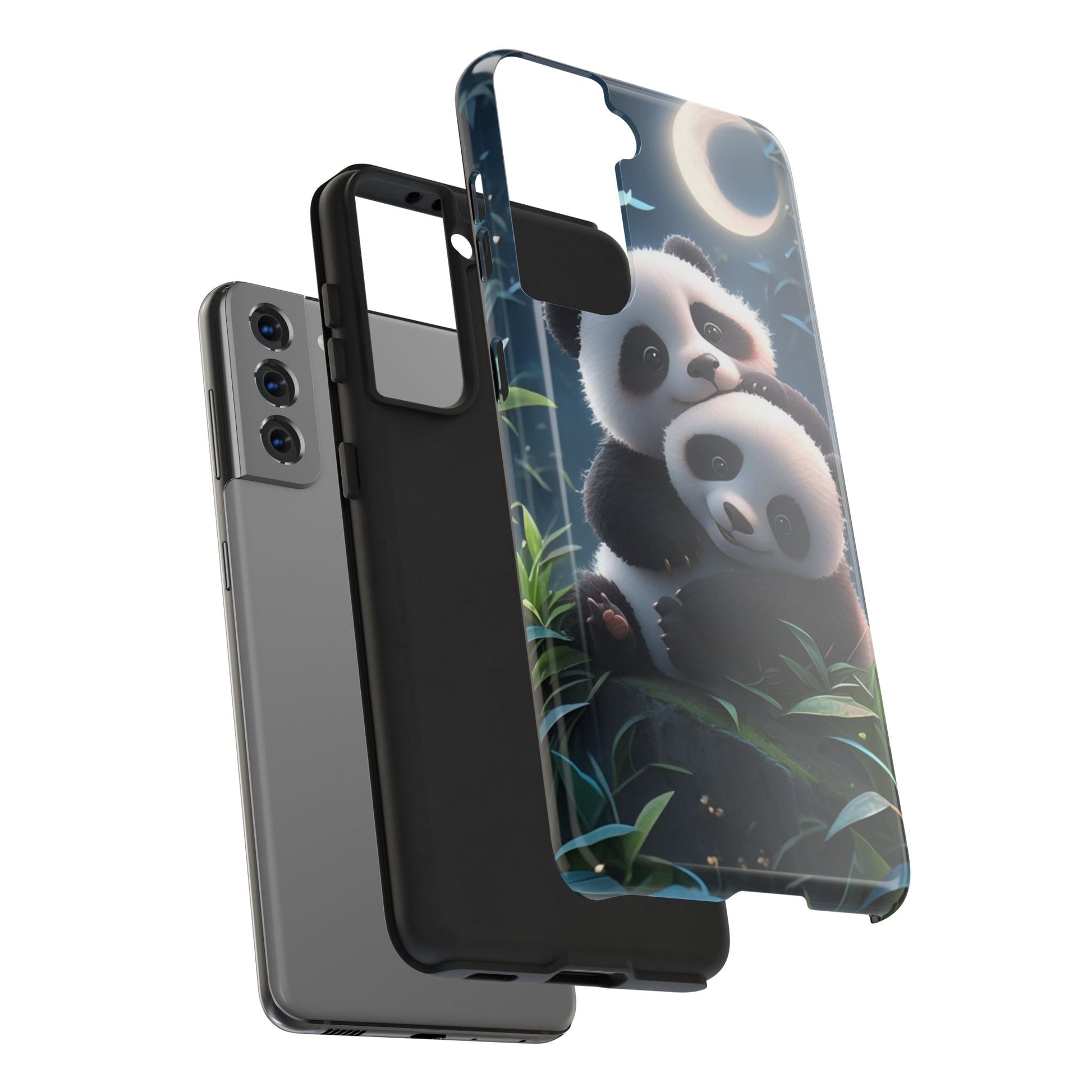 Hugging Pandas Theme Phone Cases for iPhones & Samsung Phones