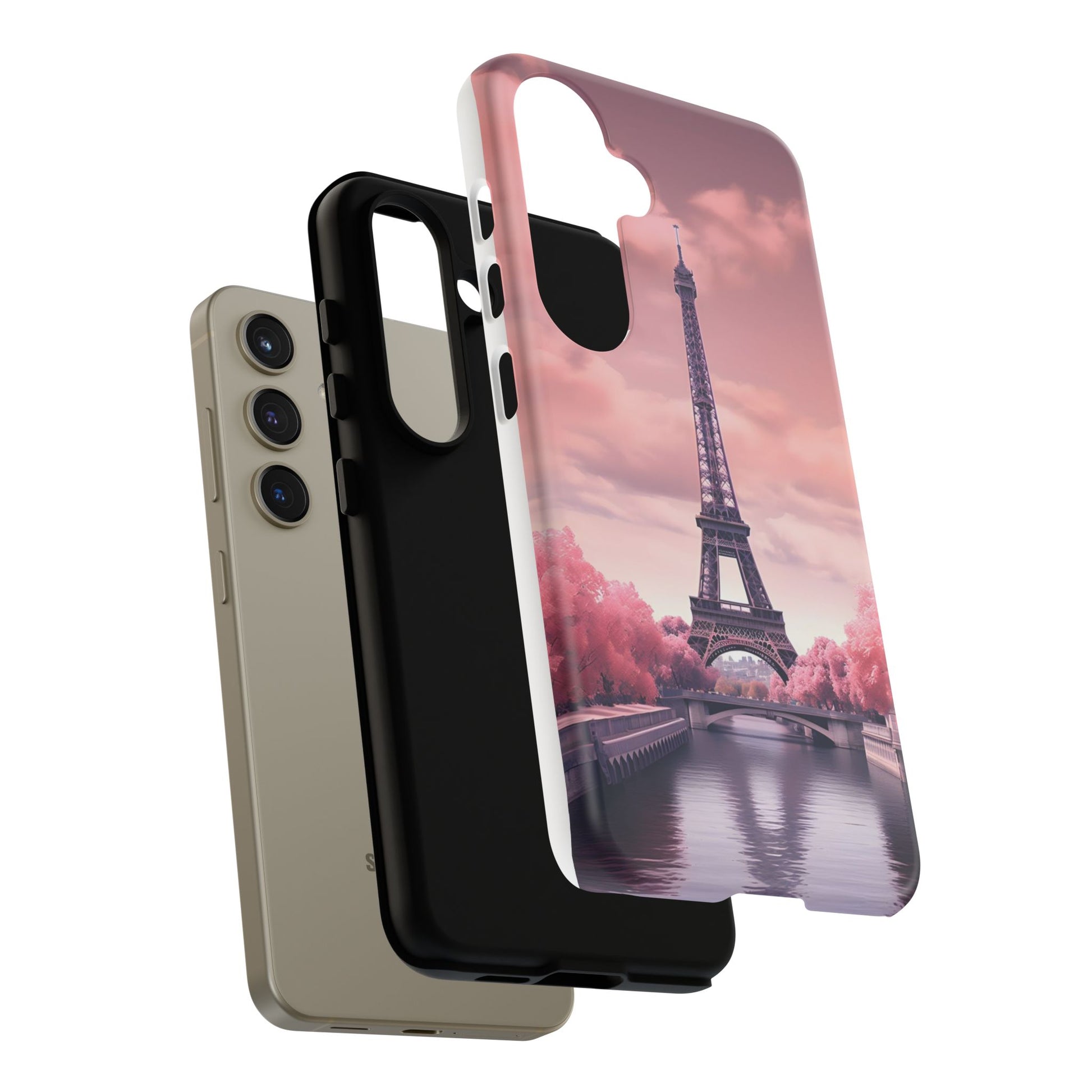 Eiffel Tower Paris Tough Cases for iPhones, Samsung, and Pixel
