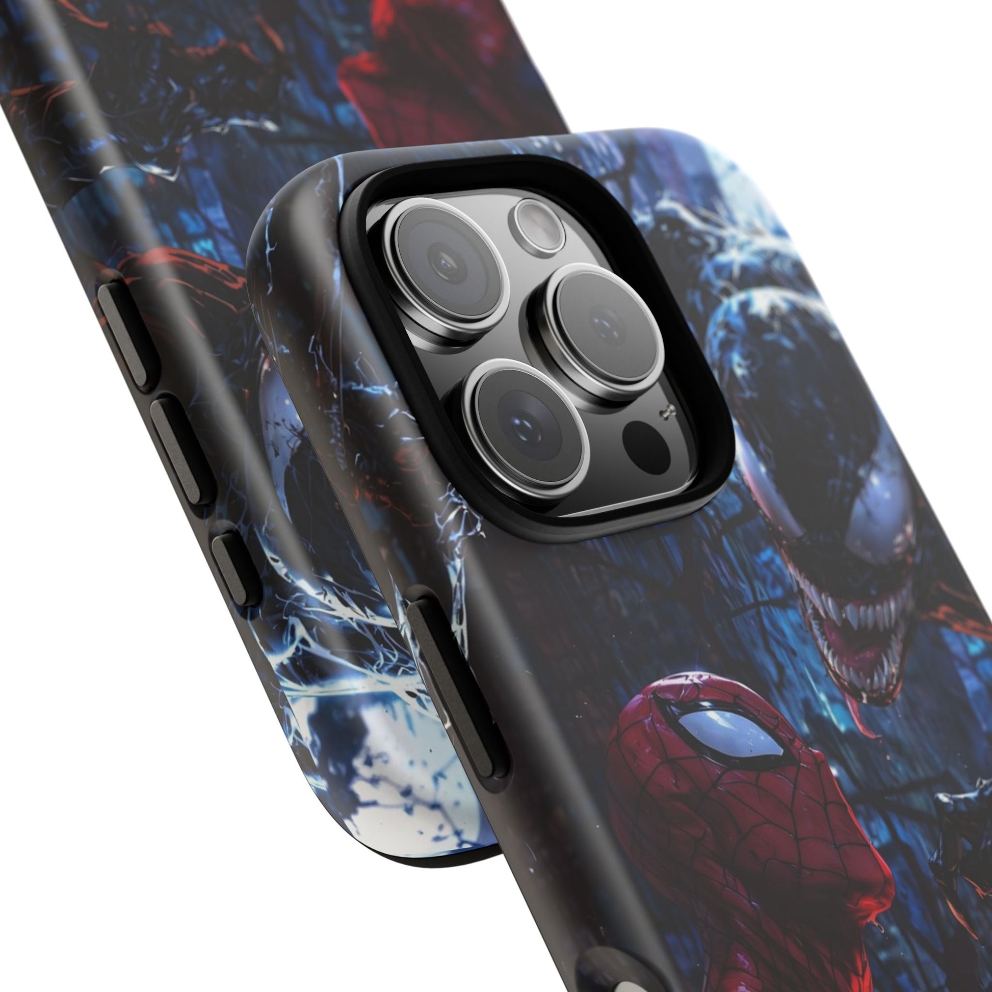 Venom x Spiderman Phone Case, Tough Cases for iPhones, Samsung, and Pixel