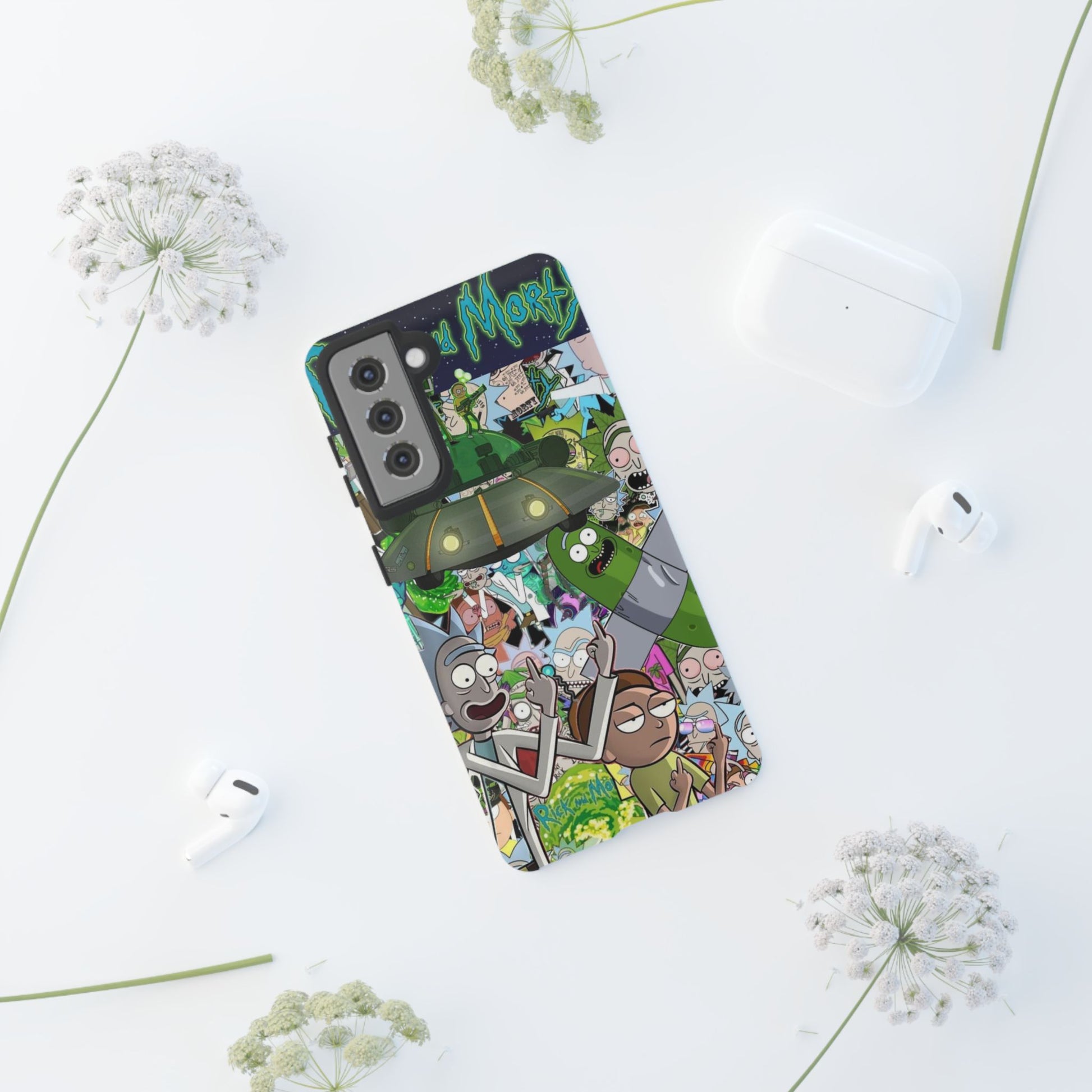 Rick and Morty Phone Case, Tough Cases for iPhones, Samsung, and Pixel