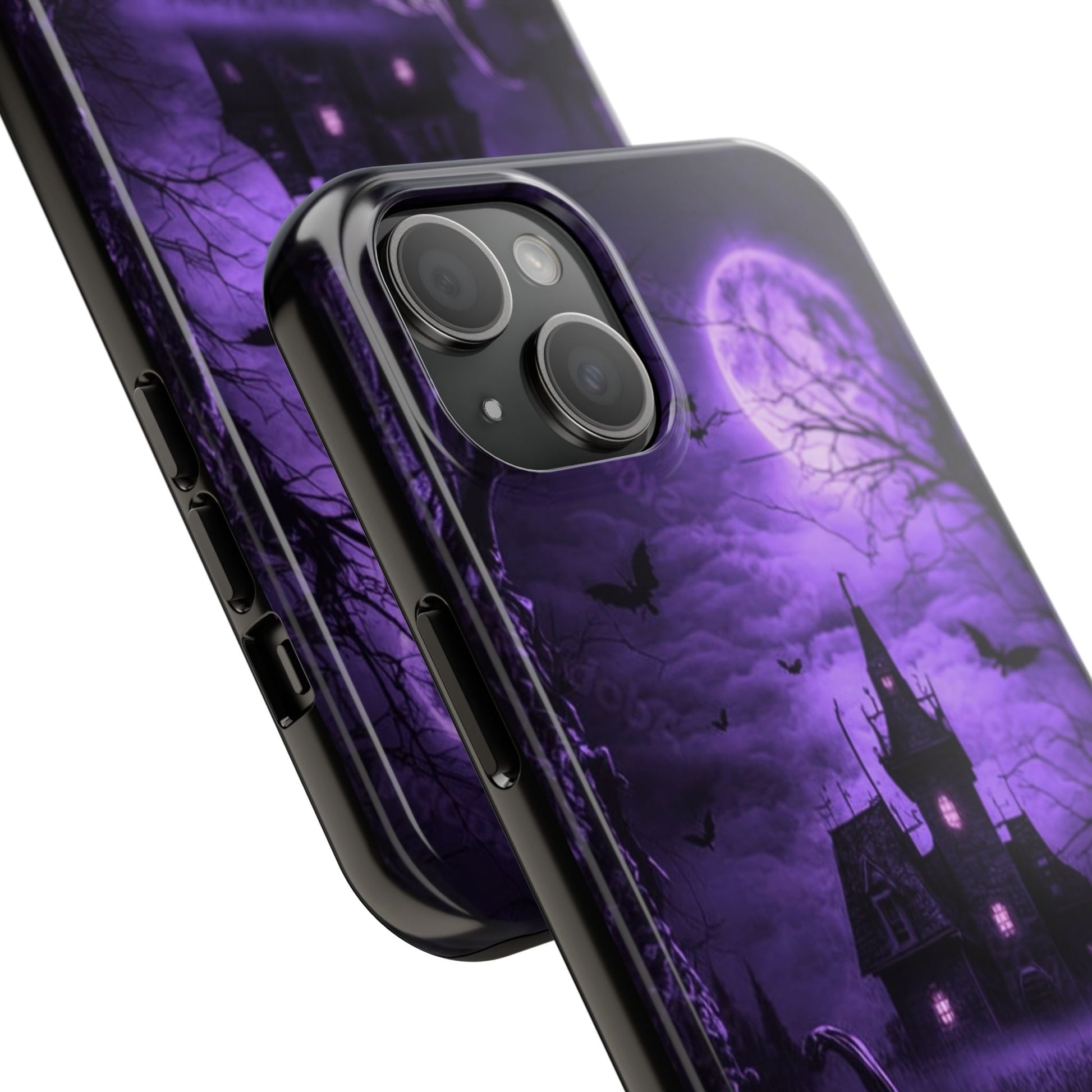 Haunted House Halloween Theme Phone Cases for iPhones & Samsung Phones