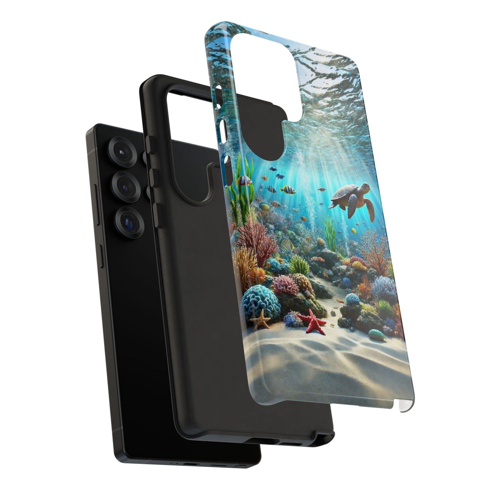 Under Sea Landscape Tough Cases for iPhones, Samsung, and Pixel