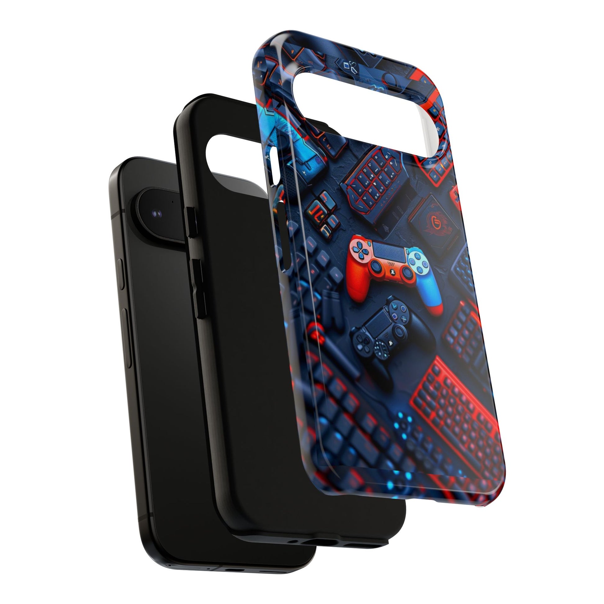 Gamer Themed Controllers Tough Cases for iPhones, Samsung, and Pixel