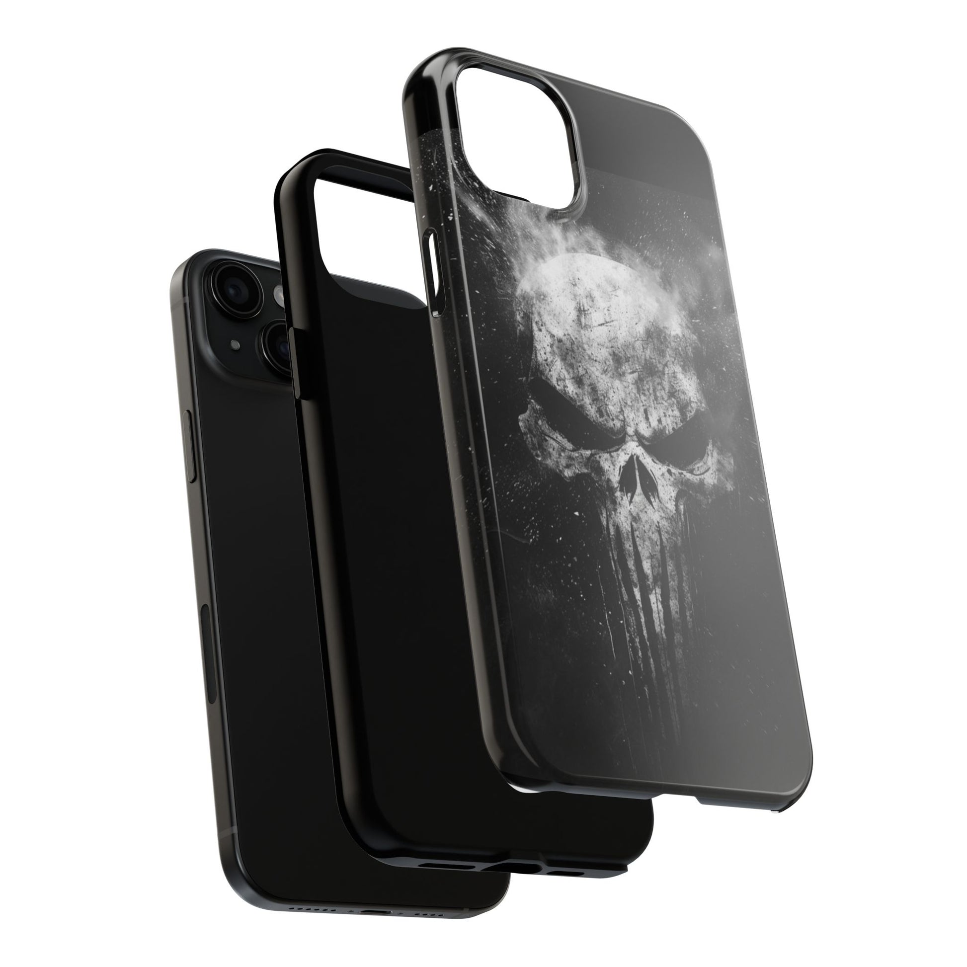 Smoking Skull Theme Phone Case for iPhone & Samsung Galaxy Phones