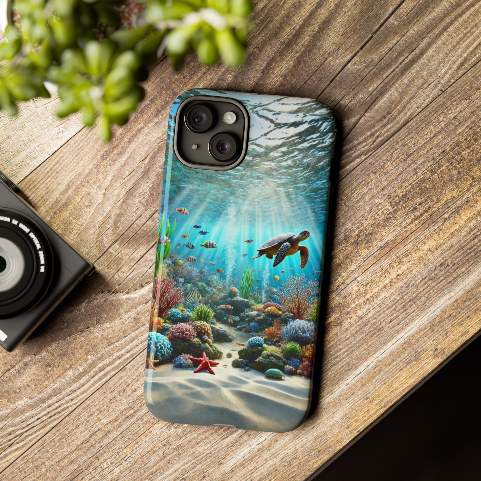 Under Sea Landscape Tough Cases for iPhones, Samsung, and Pixel
