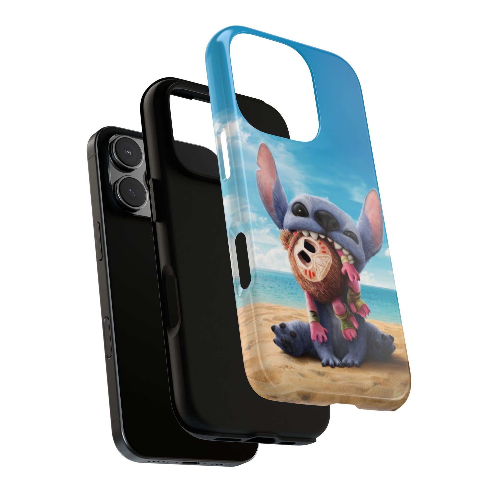 Stitch Beach Sunset Landscape Phone Case for iPhone, Samsung Galaxy, & Pixel Phones