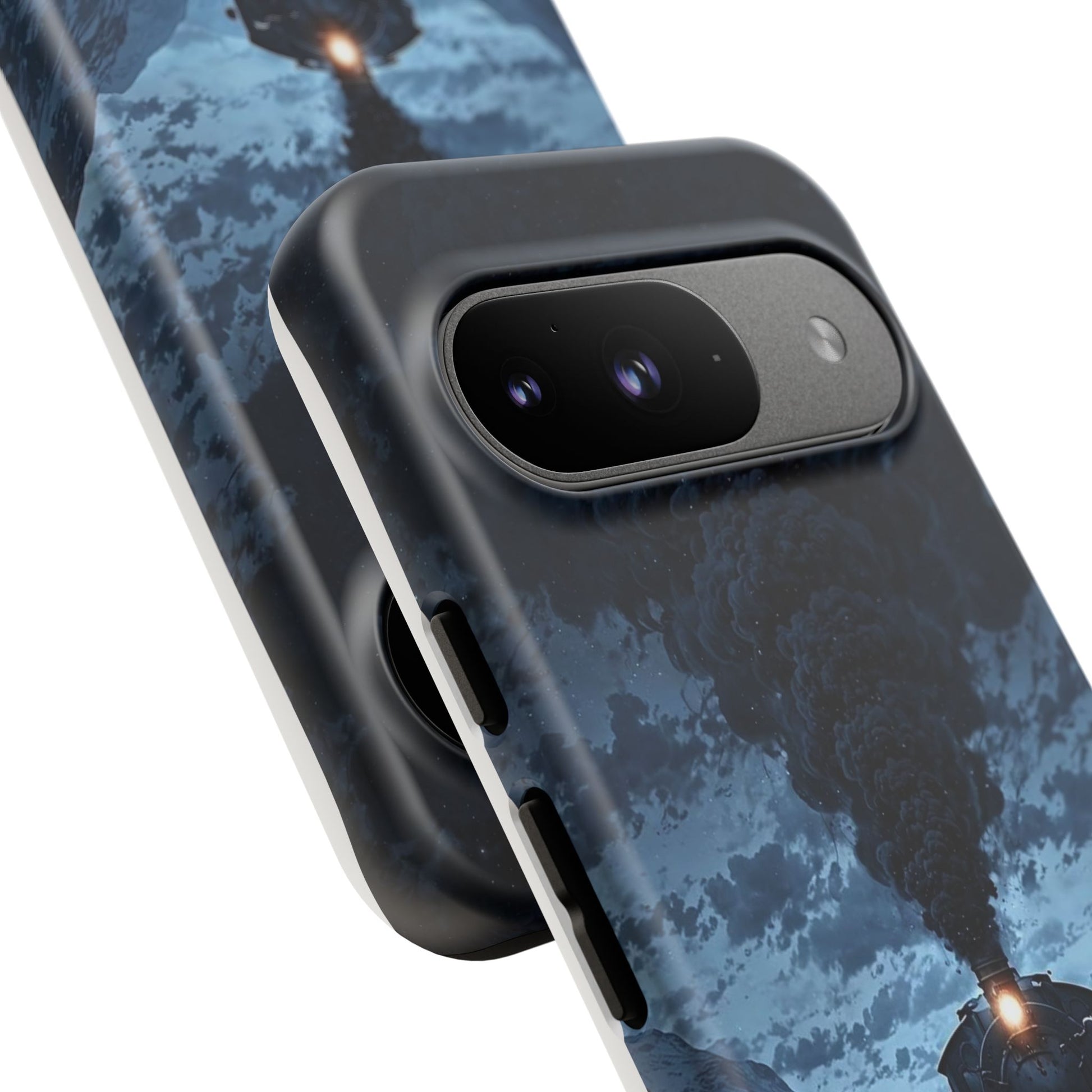 Steam Engine Train Themed Tough Cases for iPhones, Samsung, and Pixel