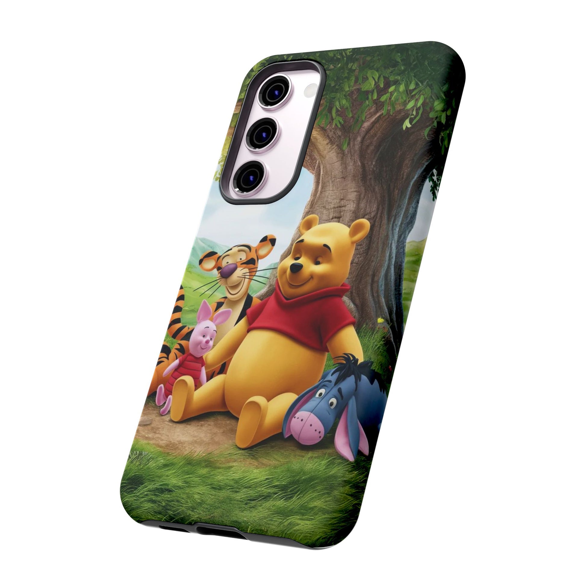 Cute Pooh Bear Phone Case, Tough Cases, Disney Phone for iPhones, Samsung, and Pixel