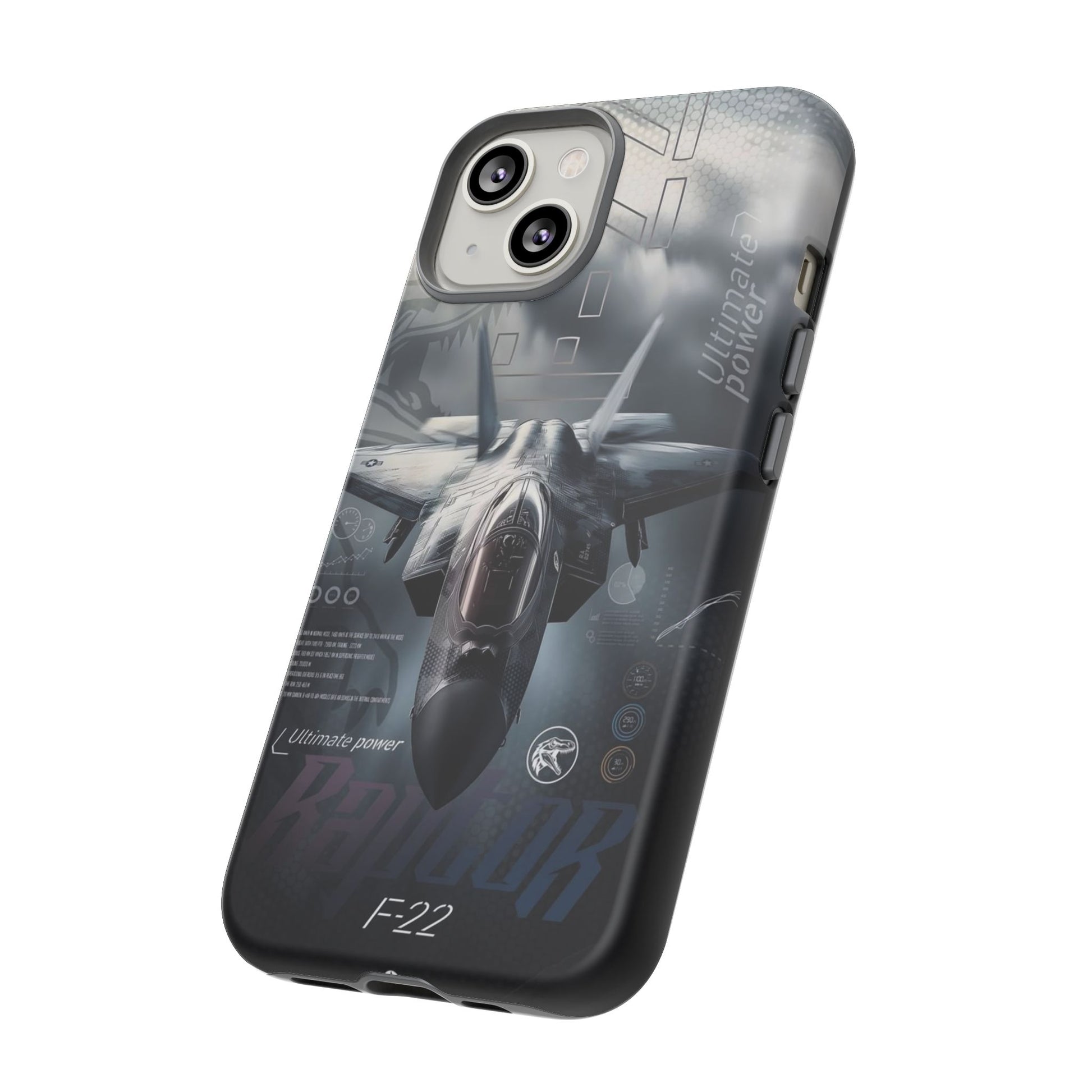 F-22 Raptor Fighter Jet Tough Cases for iPhones, Samsung, and Pixel