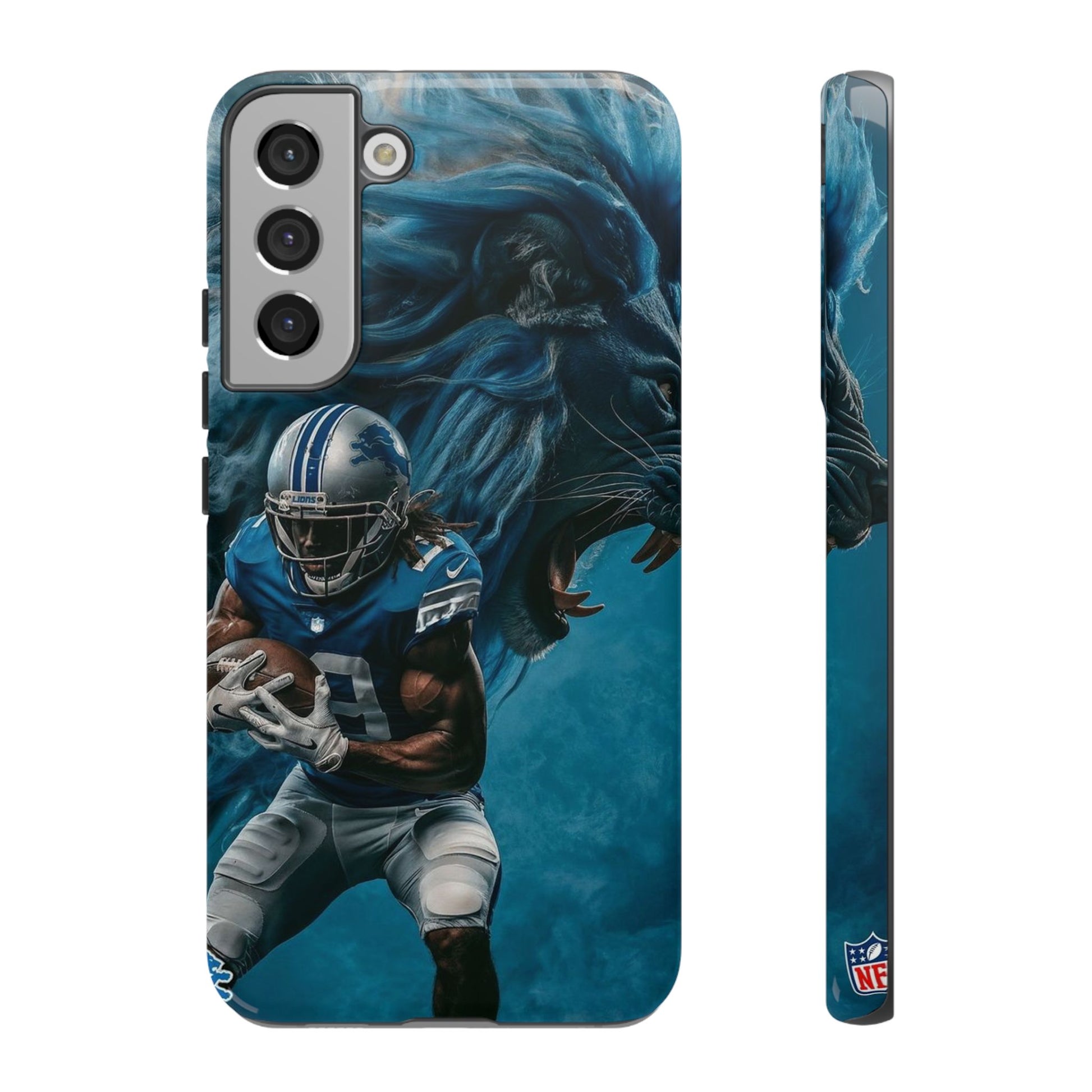 Detroit Lions Player Football Phone Case, Tough Cases for iPhones, Samsung, and Pixel