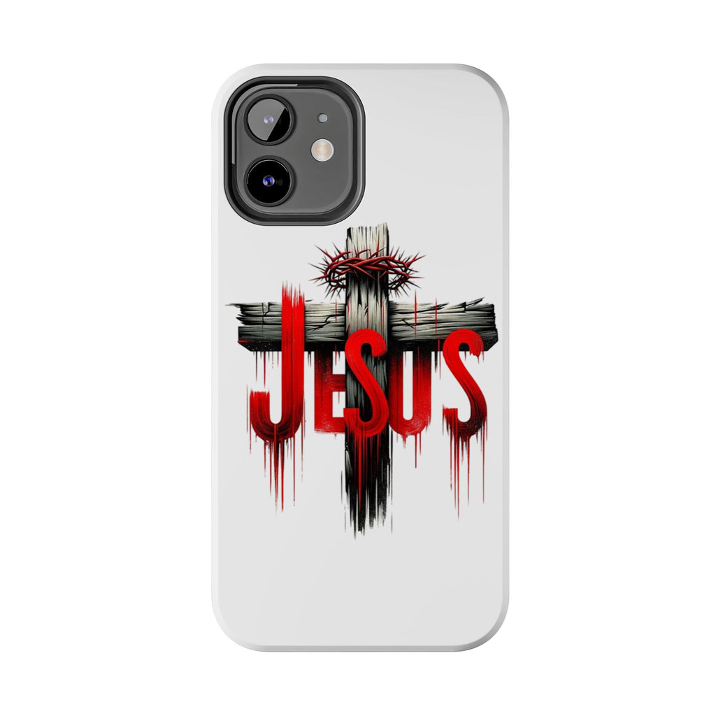 Jesus Cross and Crown Christian Theme Phone Cases for iPhones & Samsung Phones