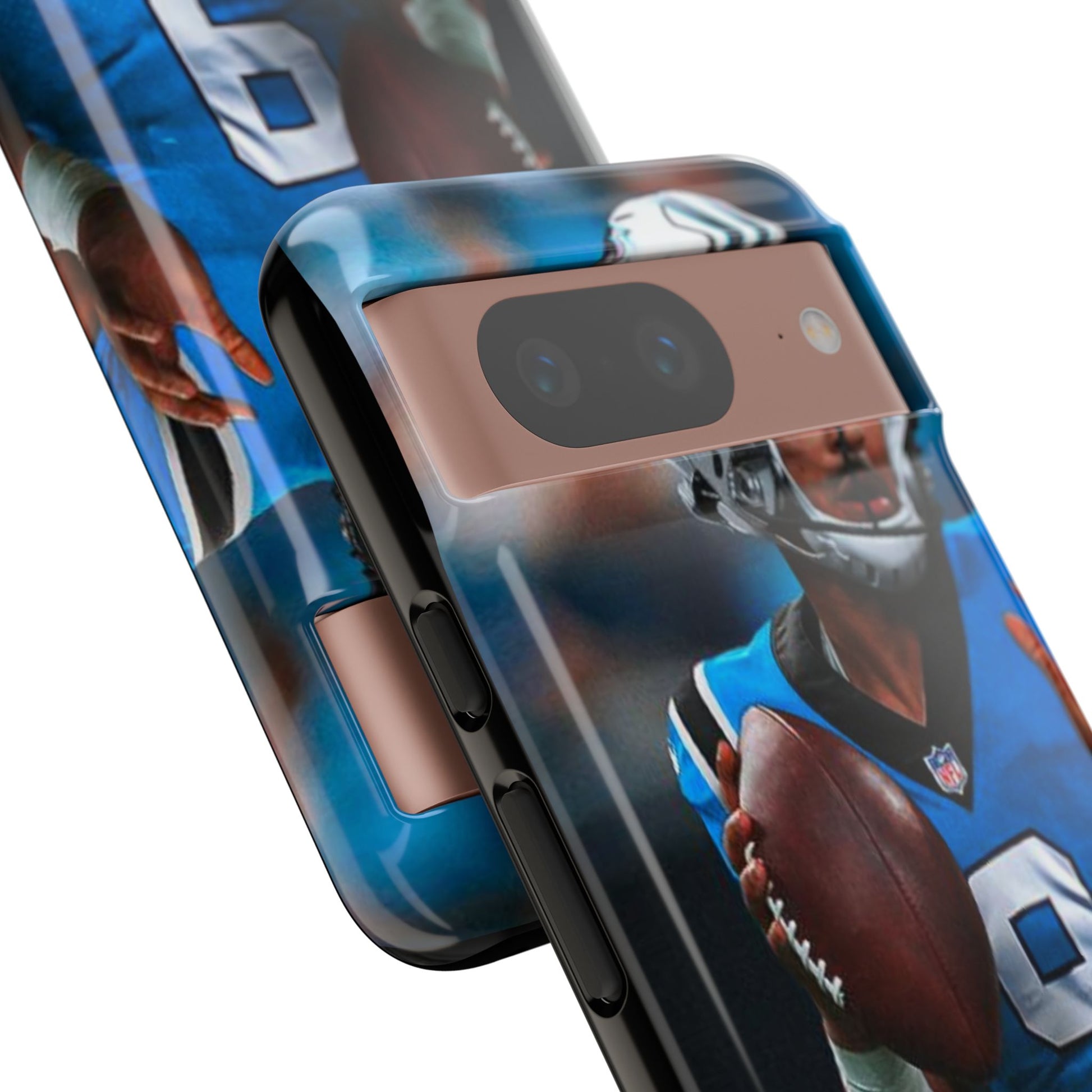 Carolina Panthers Bryce Young Football Tough Cases for iPhones, Samsung, and Pixel