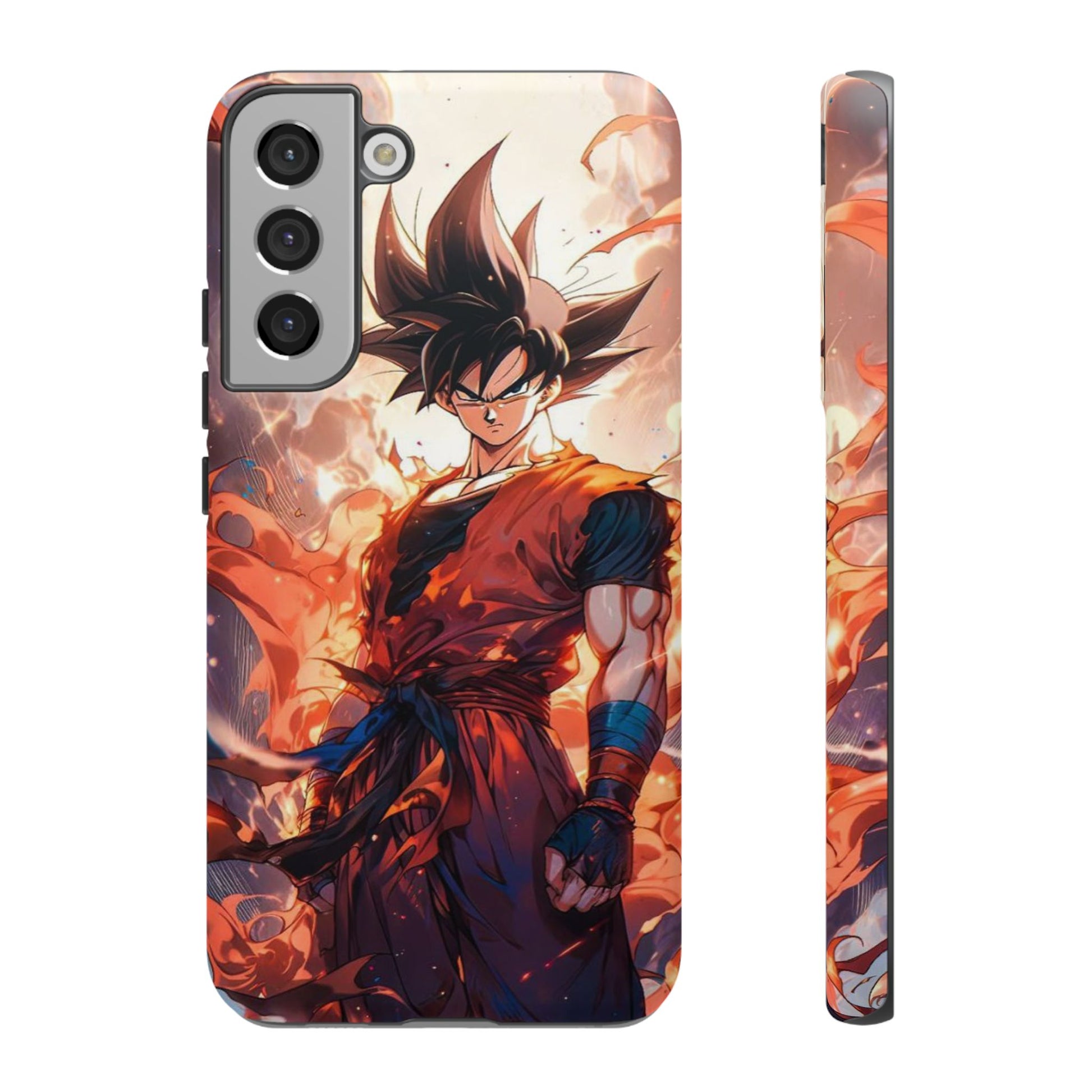Anime Manga Dragon Ball Z Goku Tough Cases for iPhones, Samsung, and Pixel