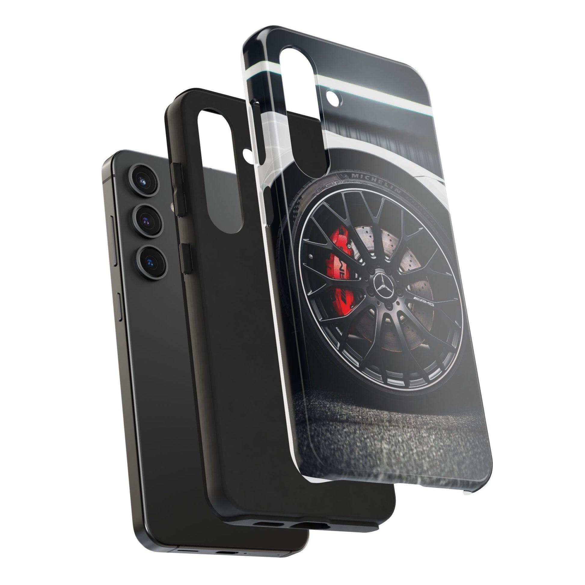 Mercedes Racing Wheel Theme Phone Cases for Iphones & Samsung Phones