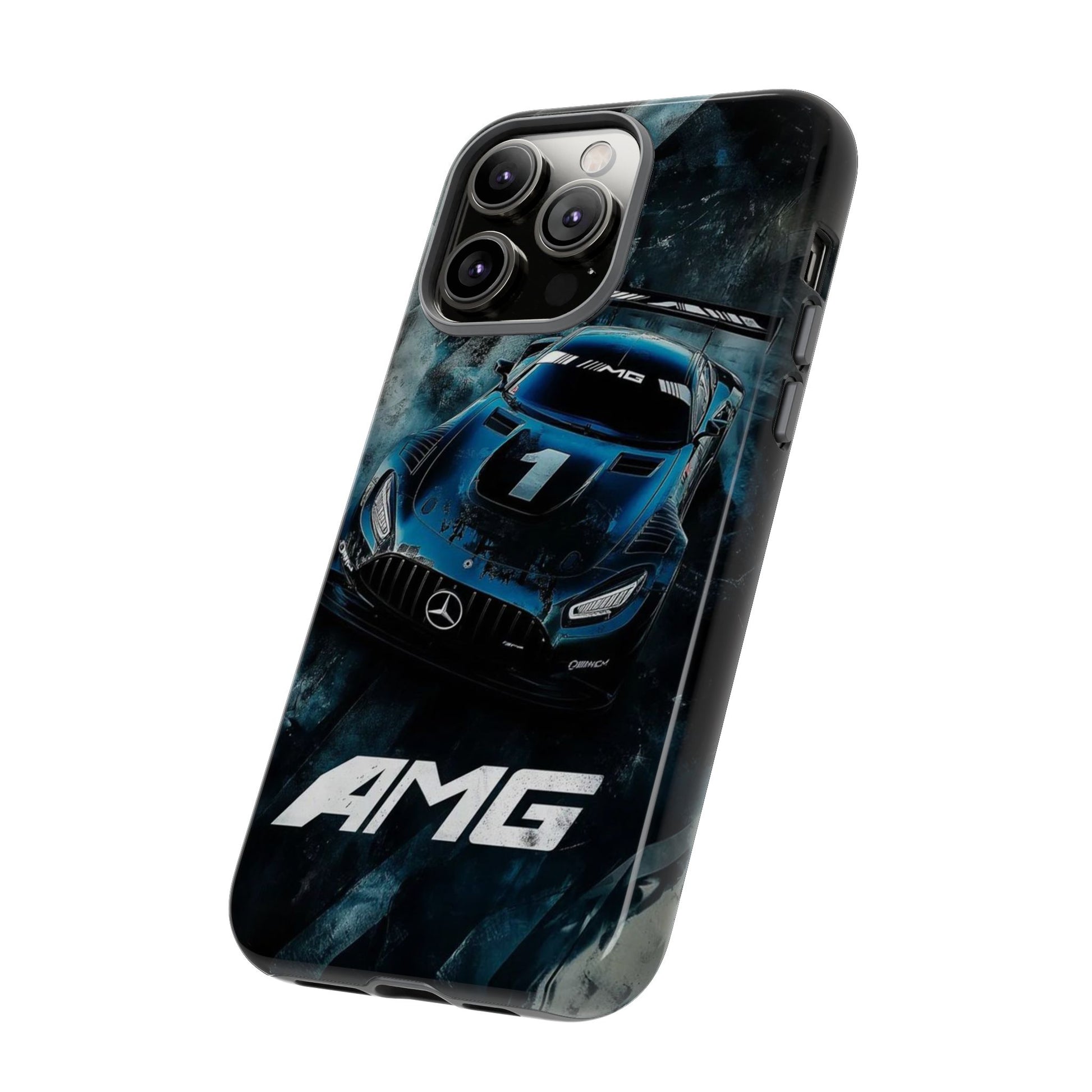 Mercedes AMG Racing Car Tough Cases for iPhones, Samsung, and Pixel