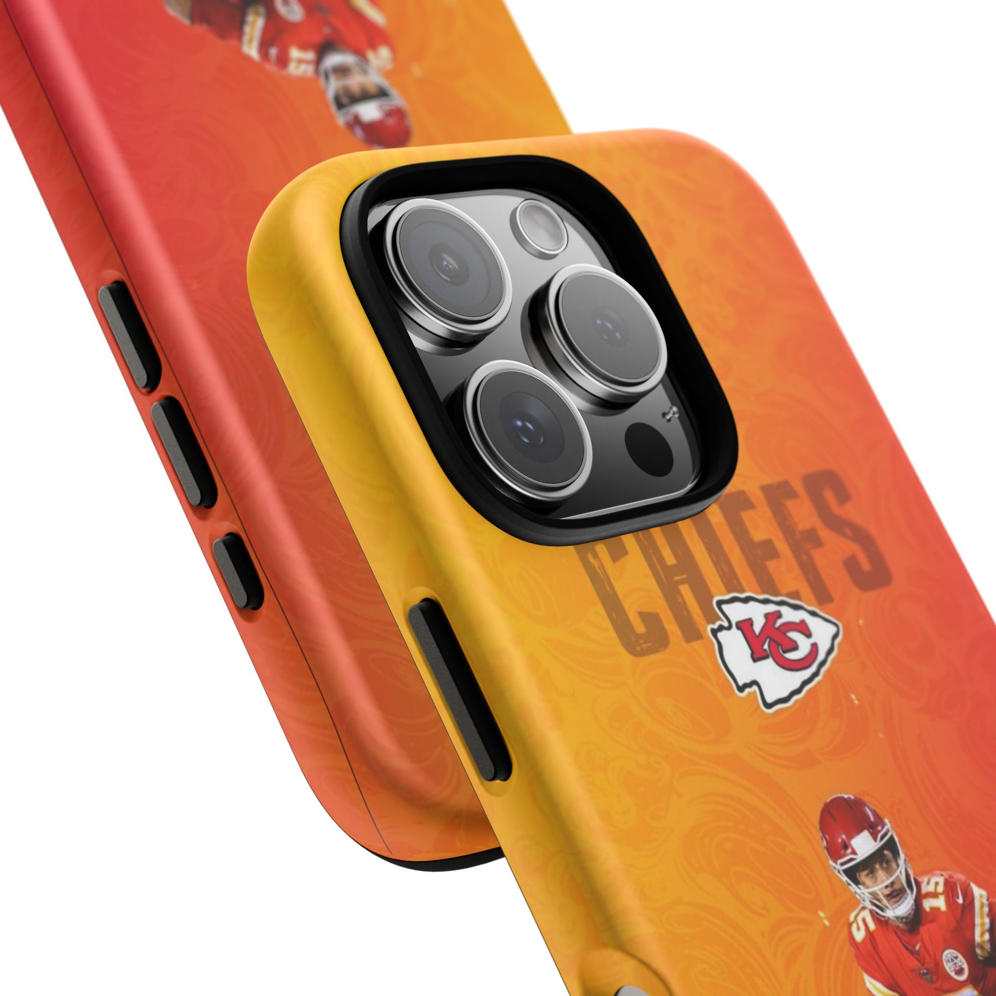 Kansas City Chiefs Patrick Mahomes Football Tough Cases for iPhones, Samsung, and Pixel