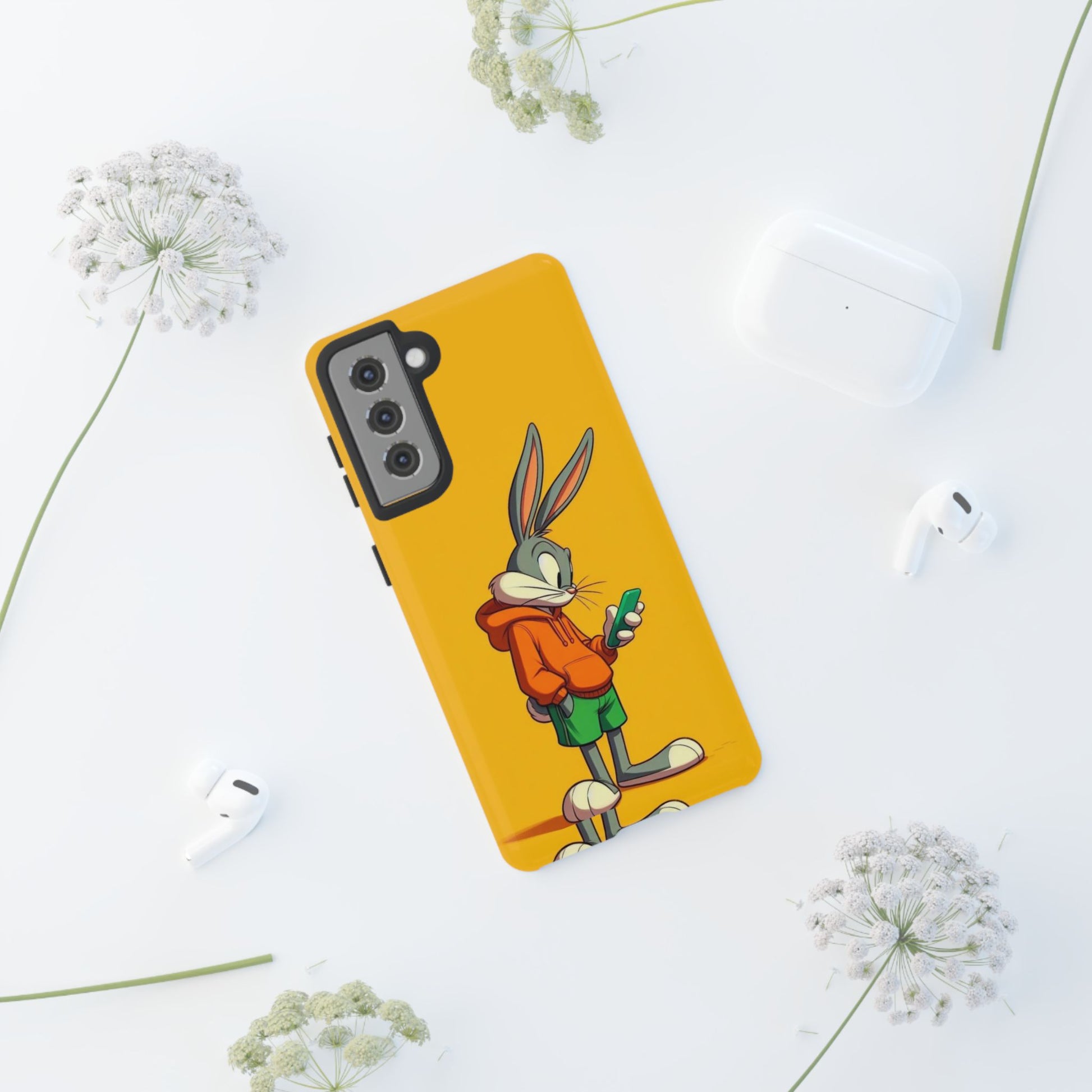 Bugs Bunny Tough Cases for iPhones, Samsung, and Pixel