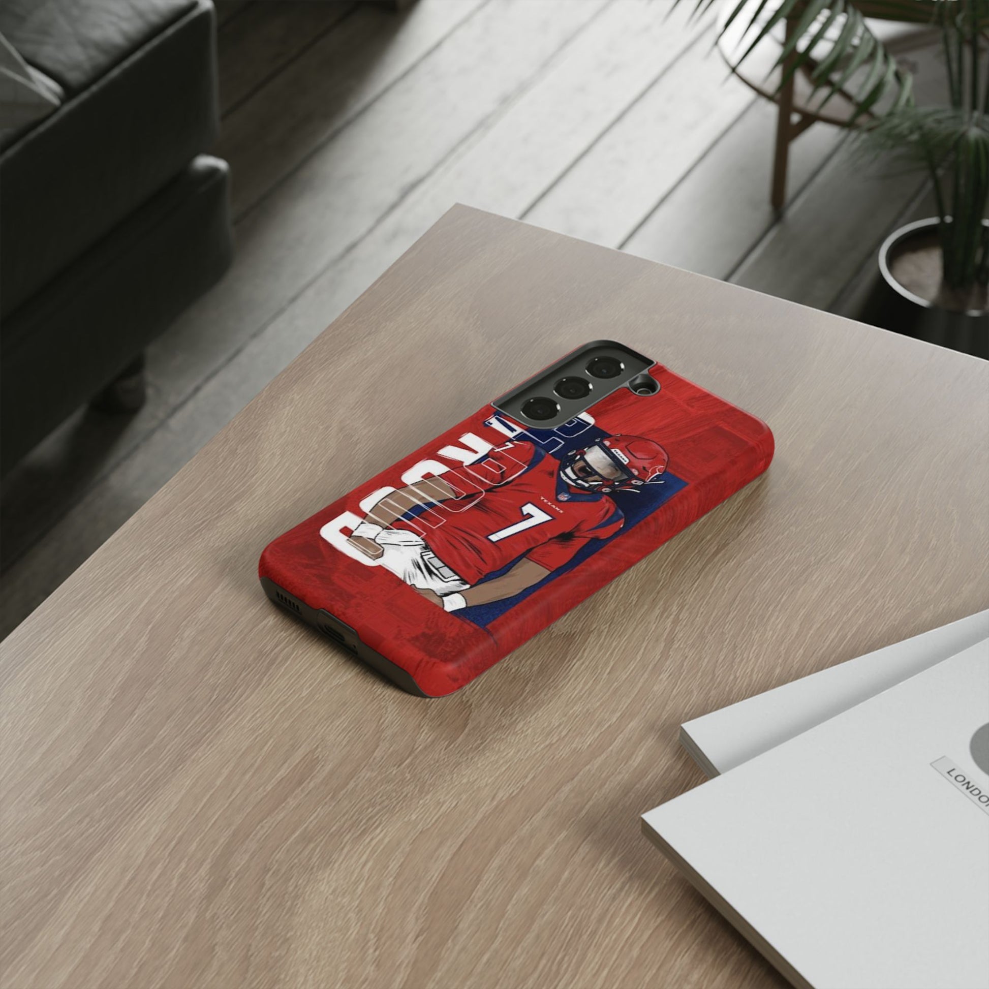 Houston Texans Football CJ Stroud Tough Cases for iPhones, Samsung, and Pixel