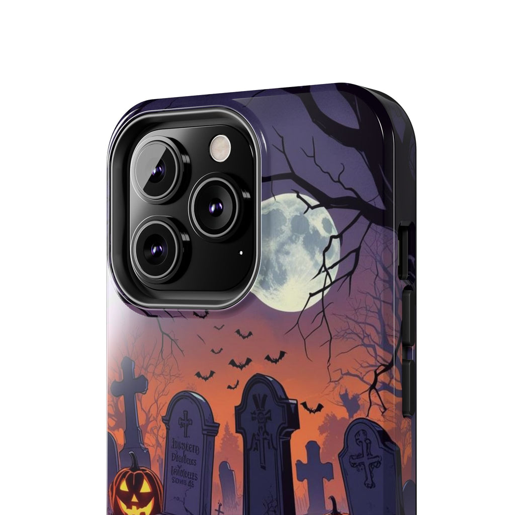 Graveyard Halloween Theme Phone Cases for iPhones & Samsung Phones
