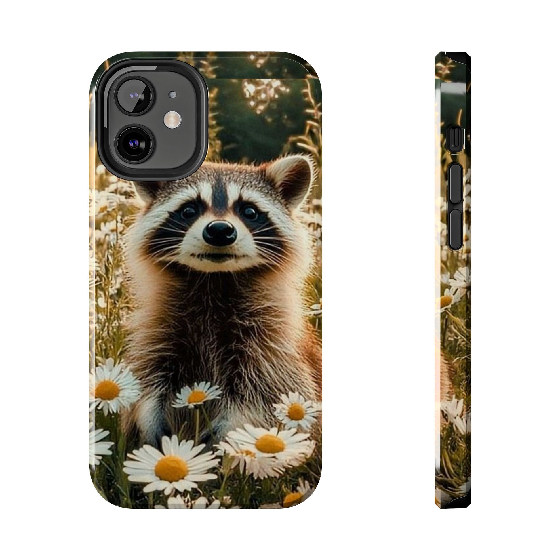 Cute Raccoon Theme Phone Cases for iPhones & Samsung Phones