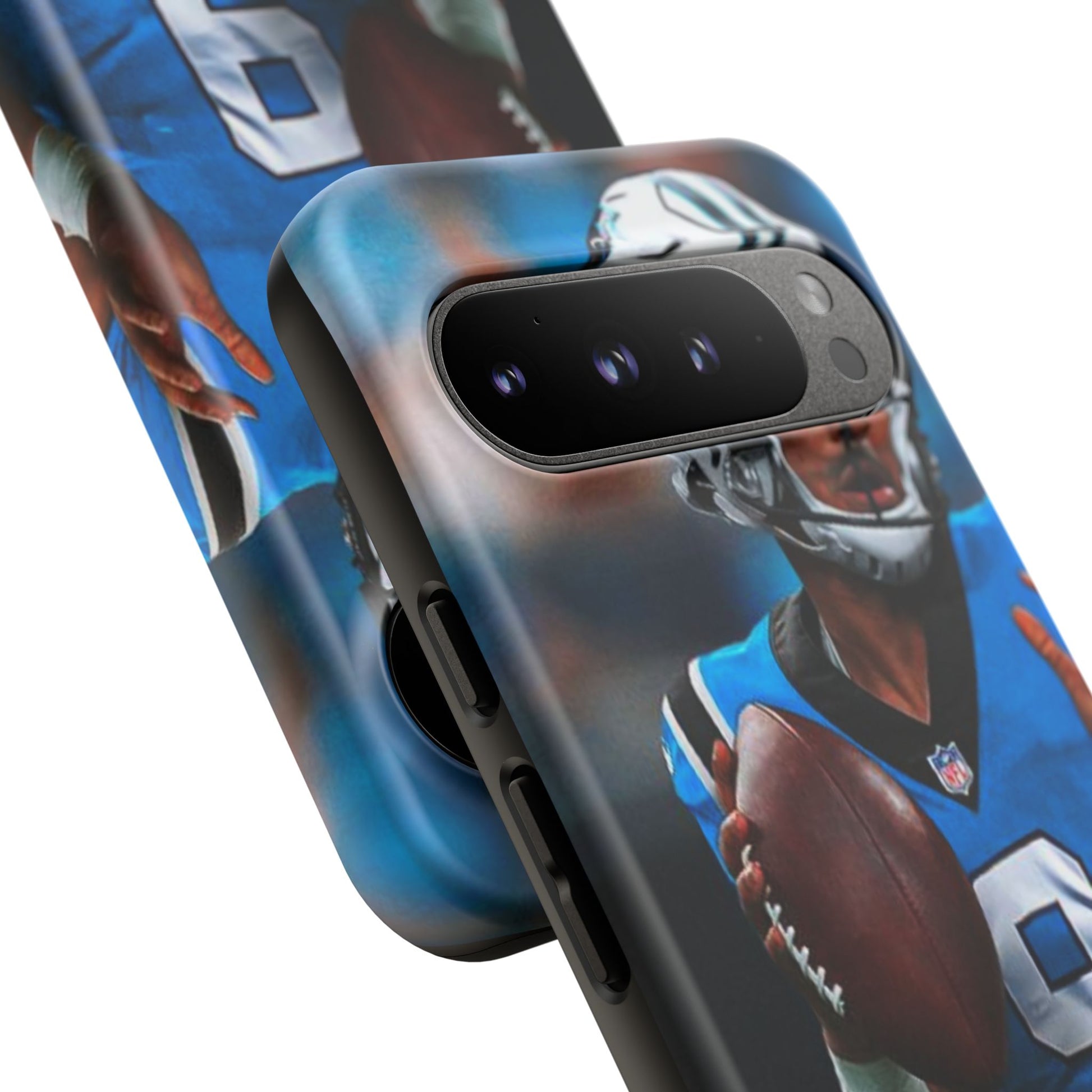 Carolina Panthers Bryce Young Football Tough Cases for iPhones, Samsung, and Pixel