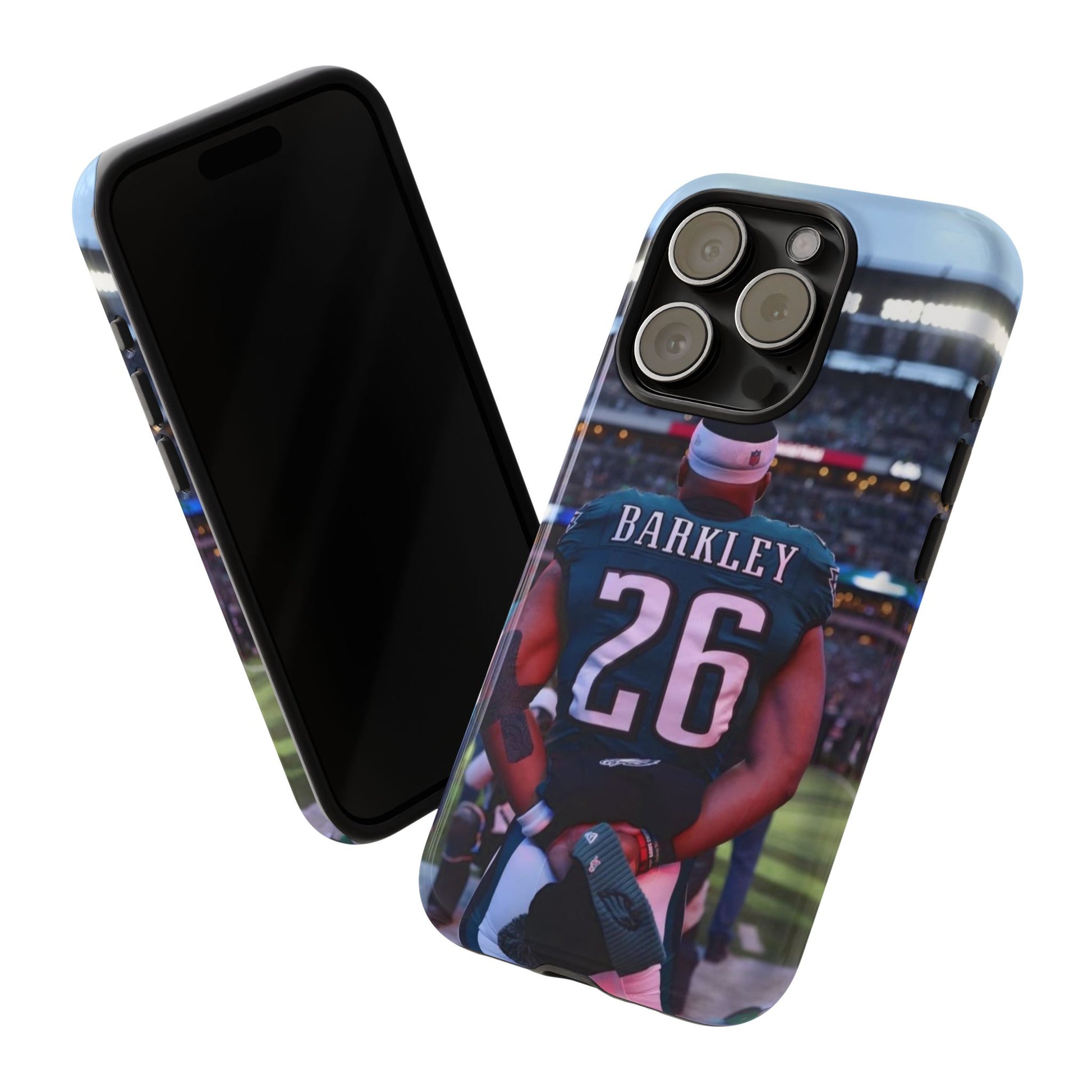 Eagles Football Saquon Barkley Tough Cases for iPhones, Samsung, and Pixel