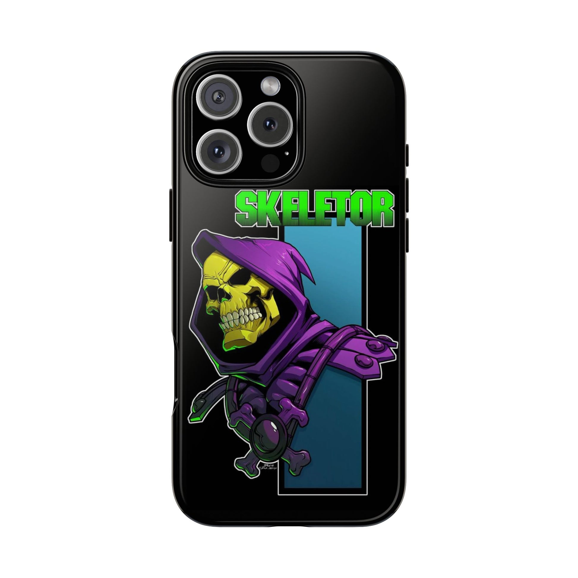 Skeletor Tough Cases for iPhones, Samsung, and Pixel