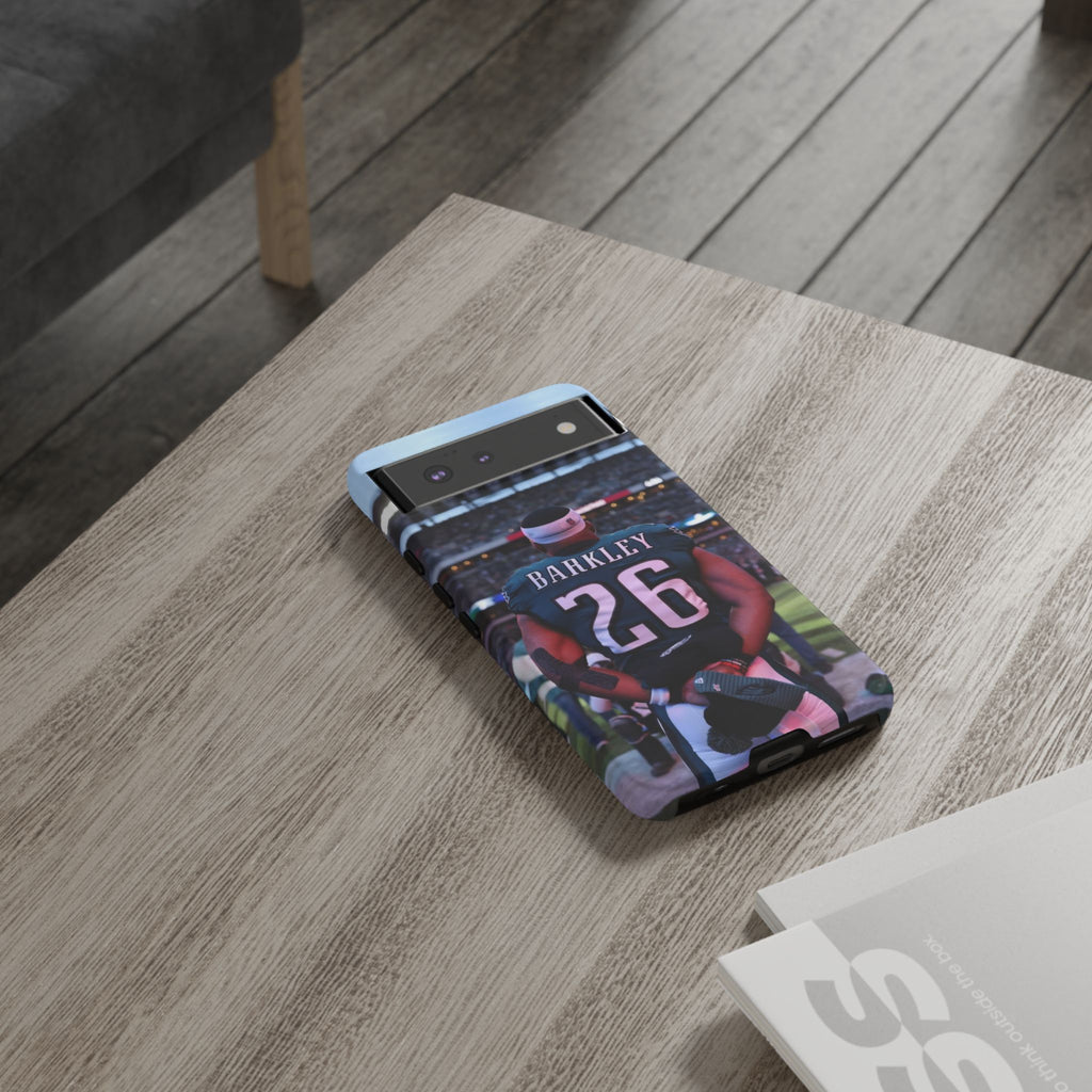 Eagles Football Saquon Barkley Tough Cases for iPhones, Samsung, and Pixel