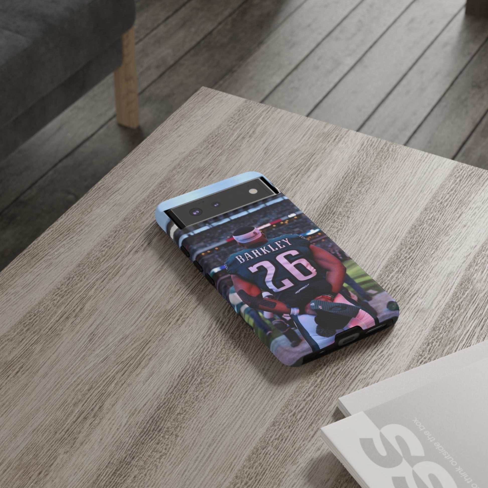 Eagles Football Saquon Barkley Tough Cases for iPhones, Samsung, and Pixel