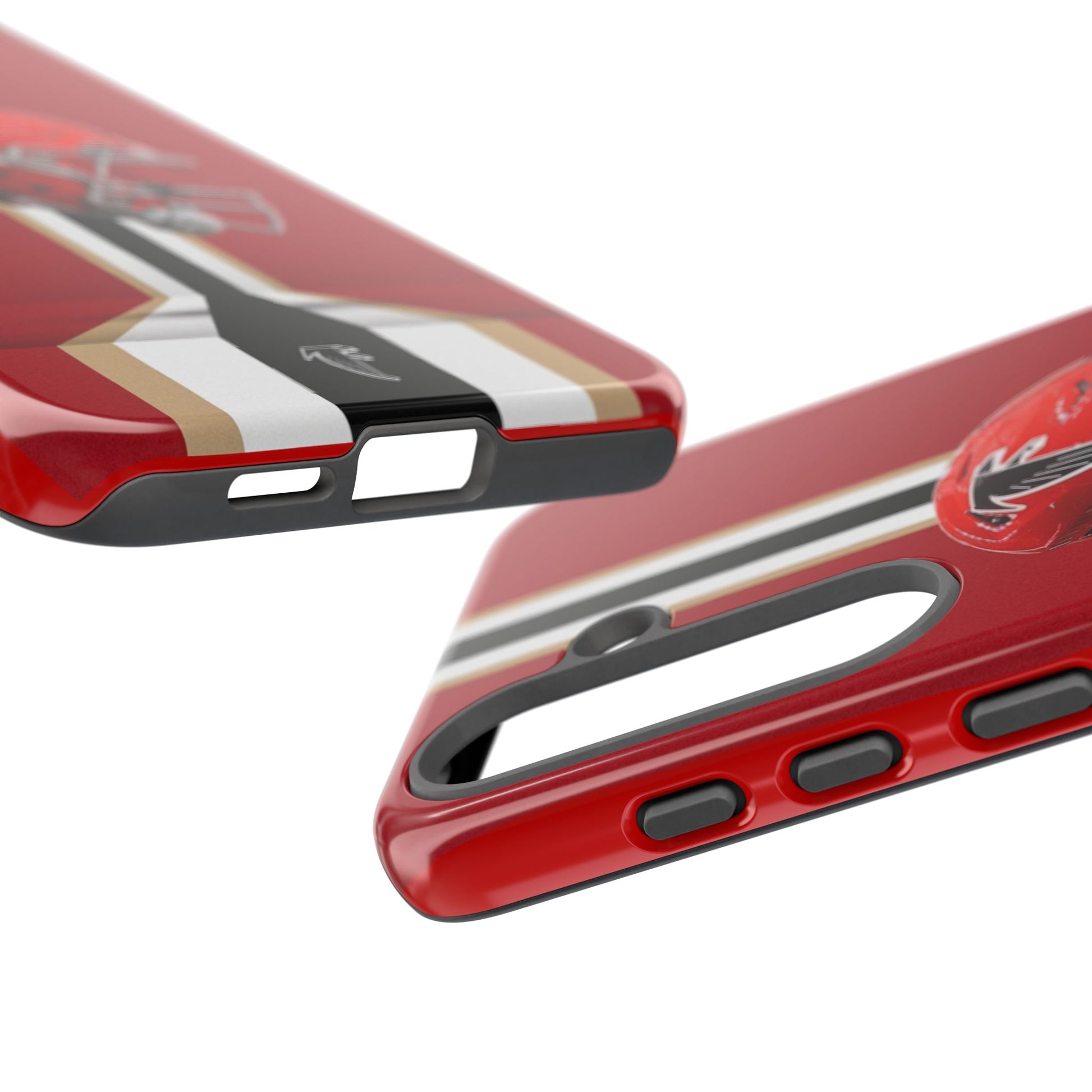 Atlanta Falcons Football Helmet Logo Tough Cases for iPhones, Samsung, and Pixel