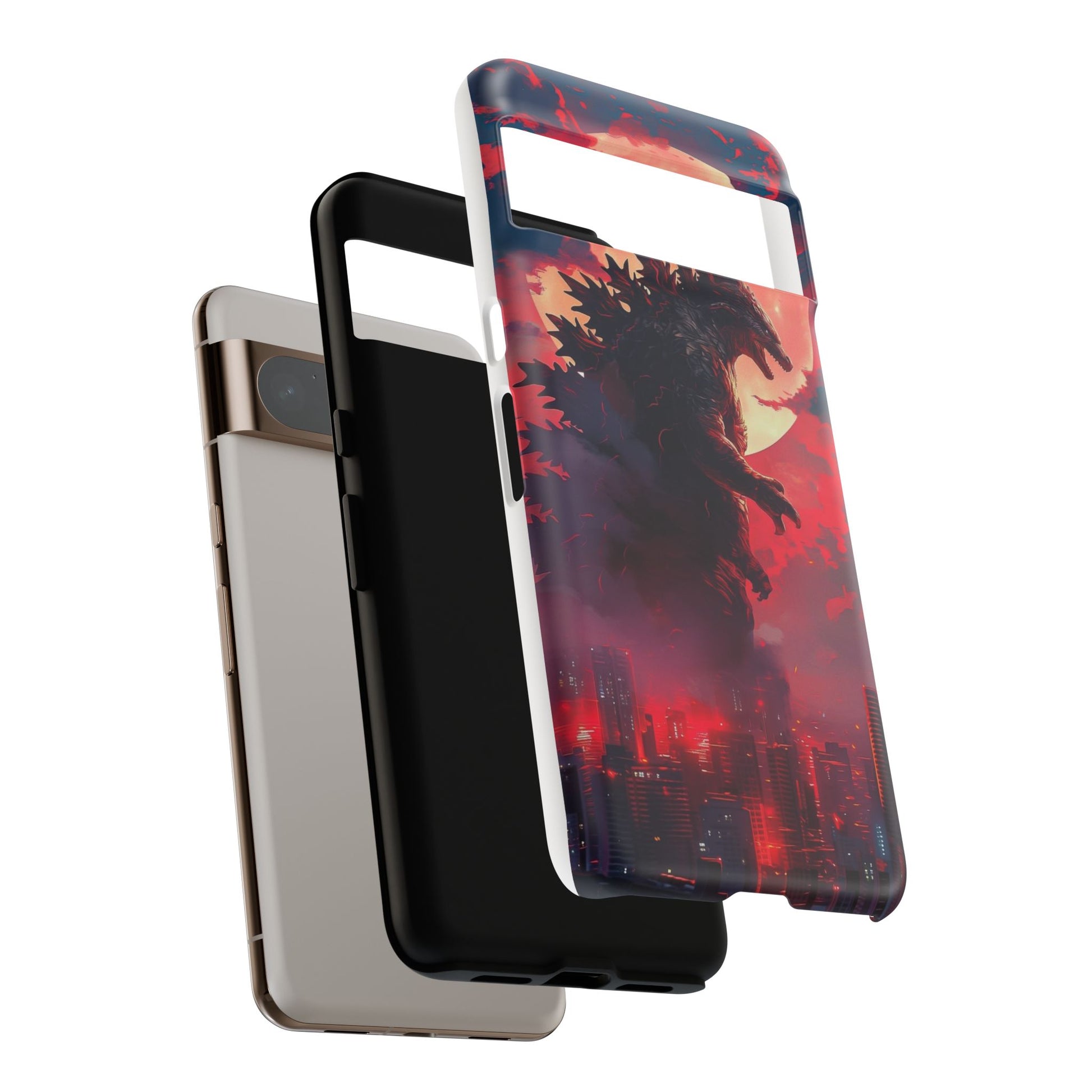 King of Monsters Godzilla Tough Phone Cases for iPhones, Samsung, and Pixel