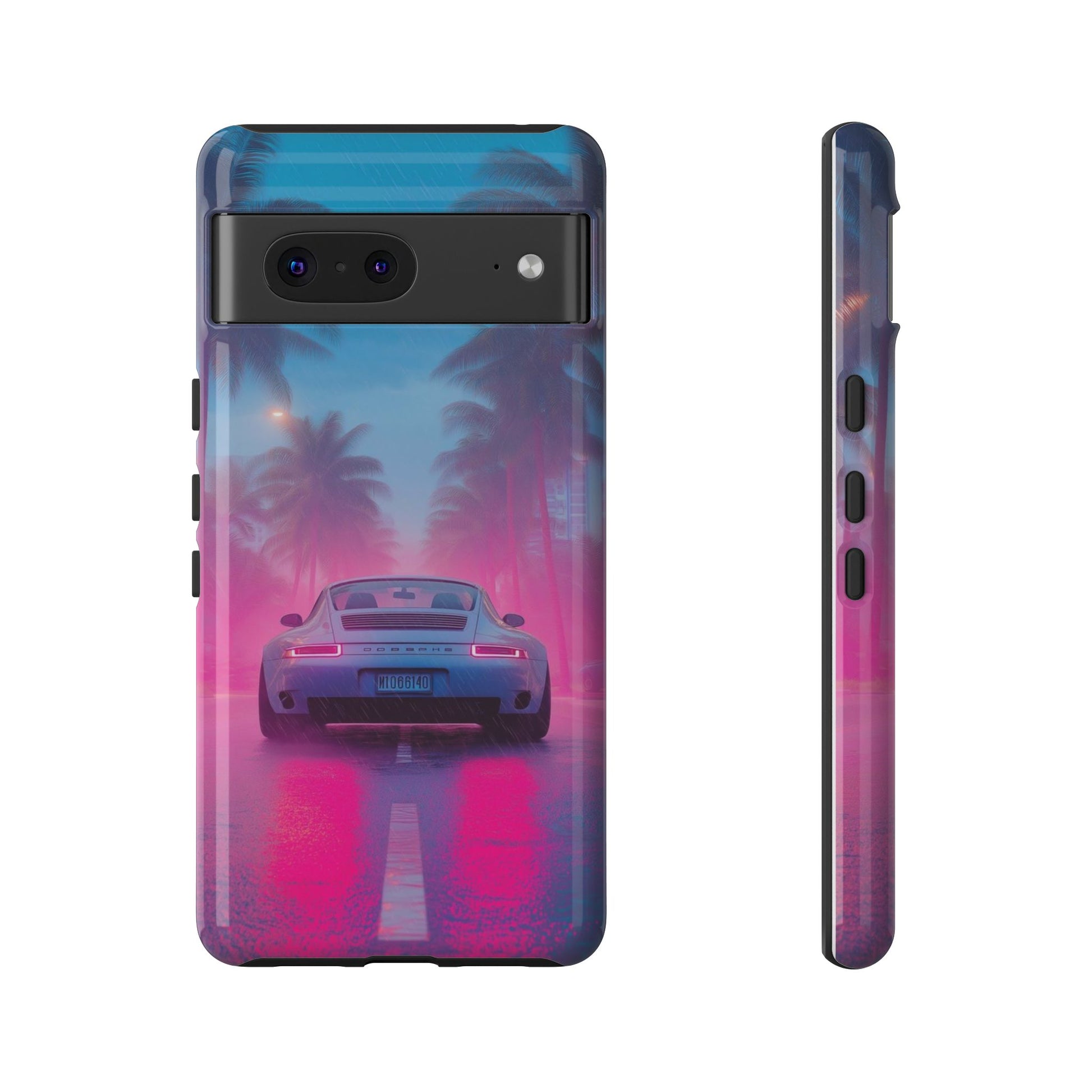 Miami Vice Porsche Phone Case for iPhone, Samsung Galaxy, & Pixel Phones