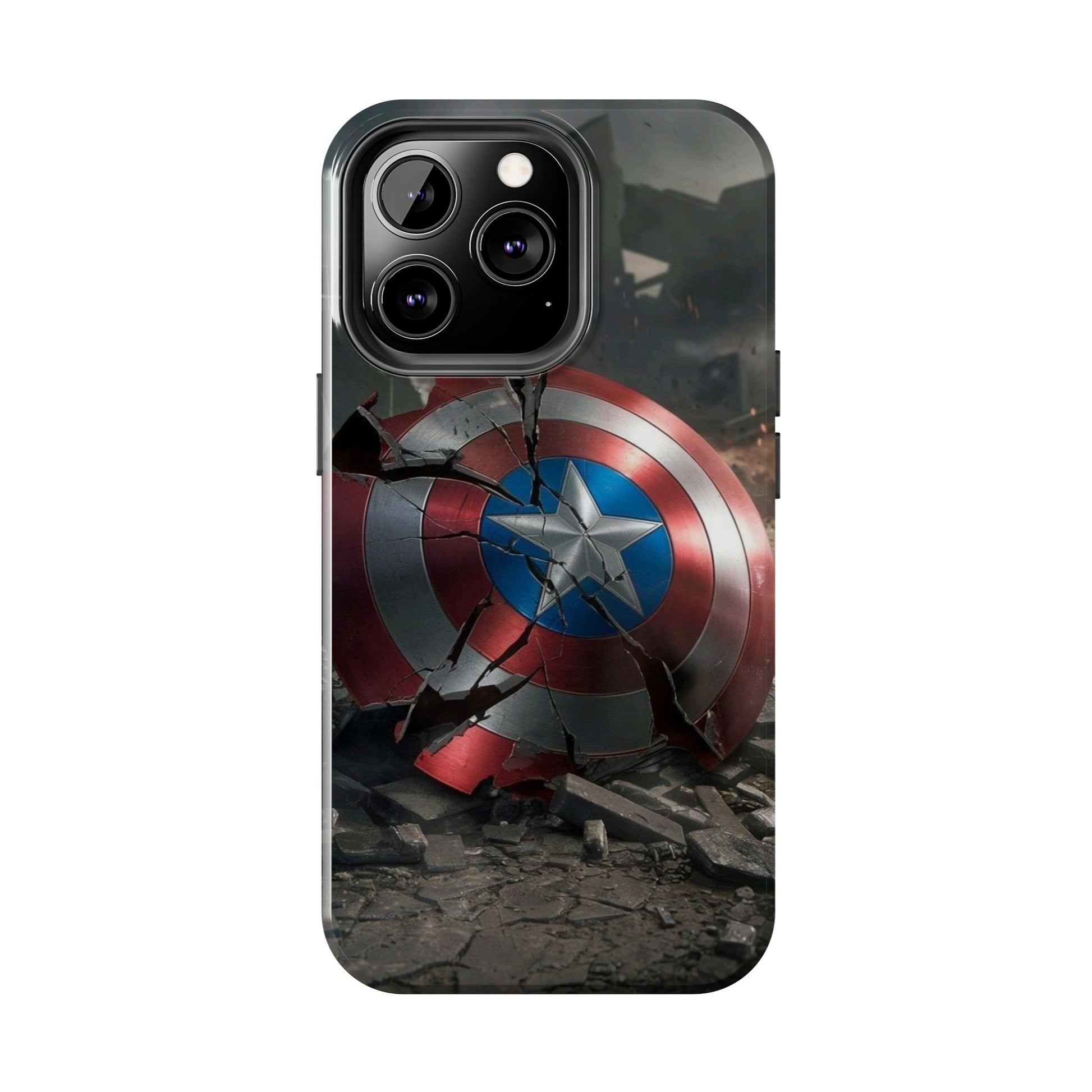 Capt. America Shield Tough Phone Cases for Iphones & Samsung Phones Durable