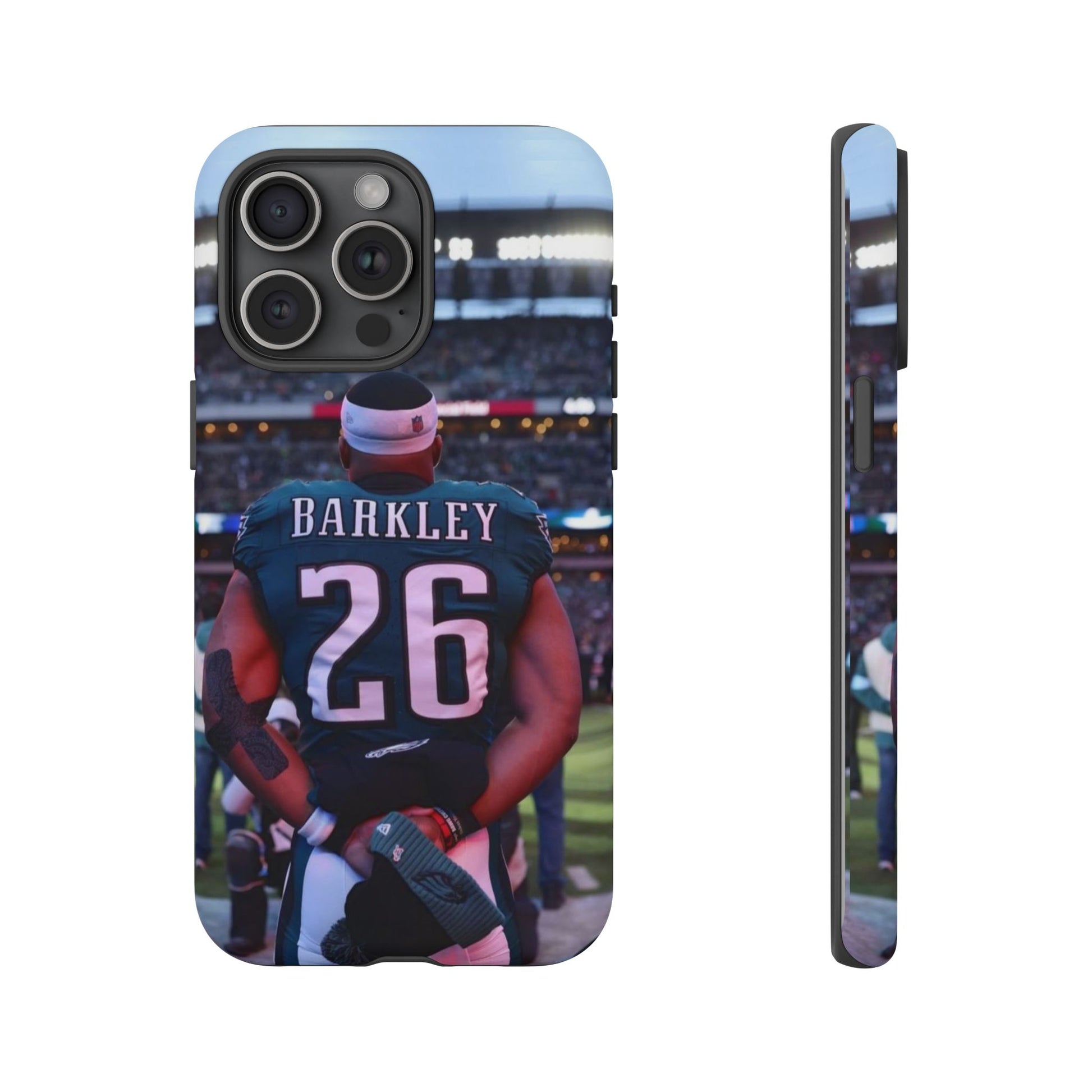 Eagles Football Saquon Barkley Tough Cases for iPhones, Samsung, and Pixel