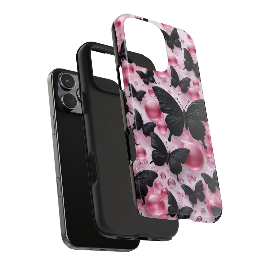 Pearls and Butterflies Theme Phone Cases for iPhones & Samsung Phones