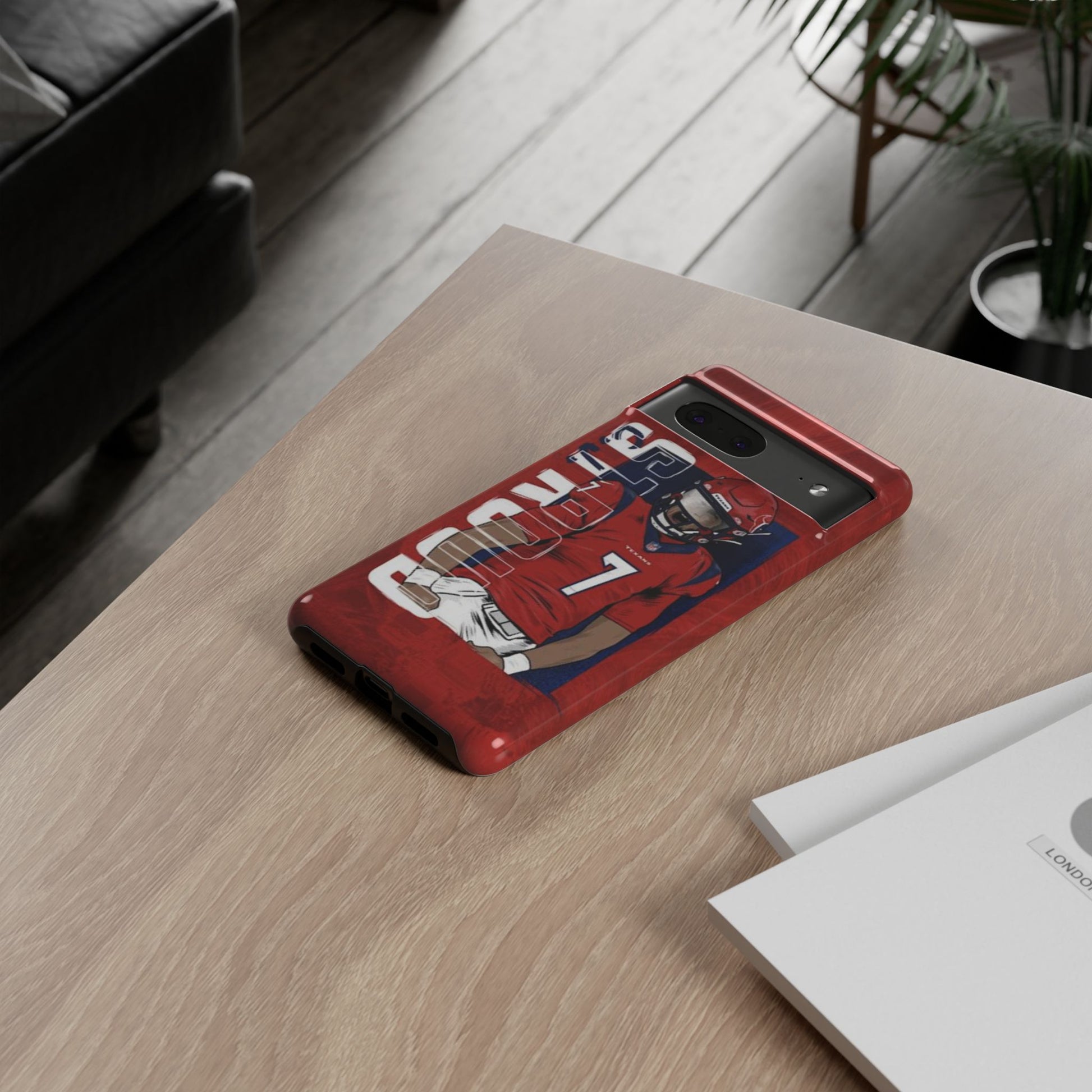 Houston Texans Football CJ Stroud Tough Cases for iPhones, Samsung, and Pixel