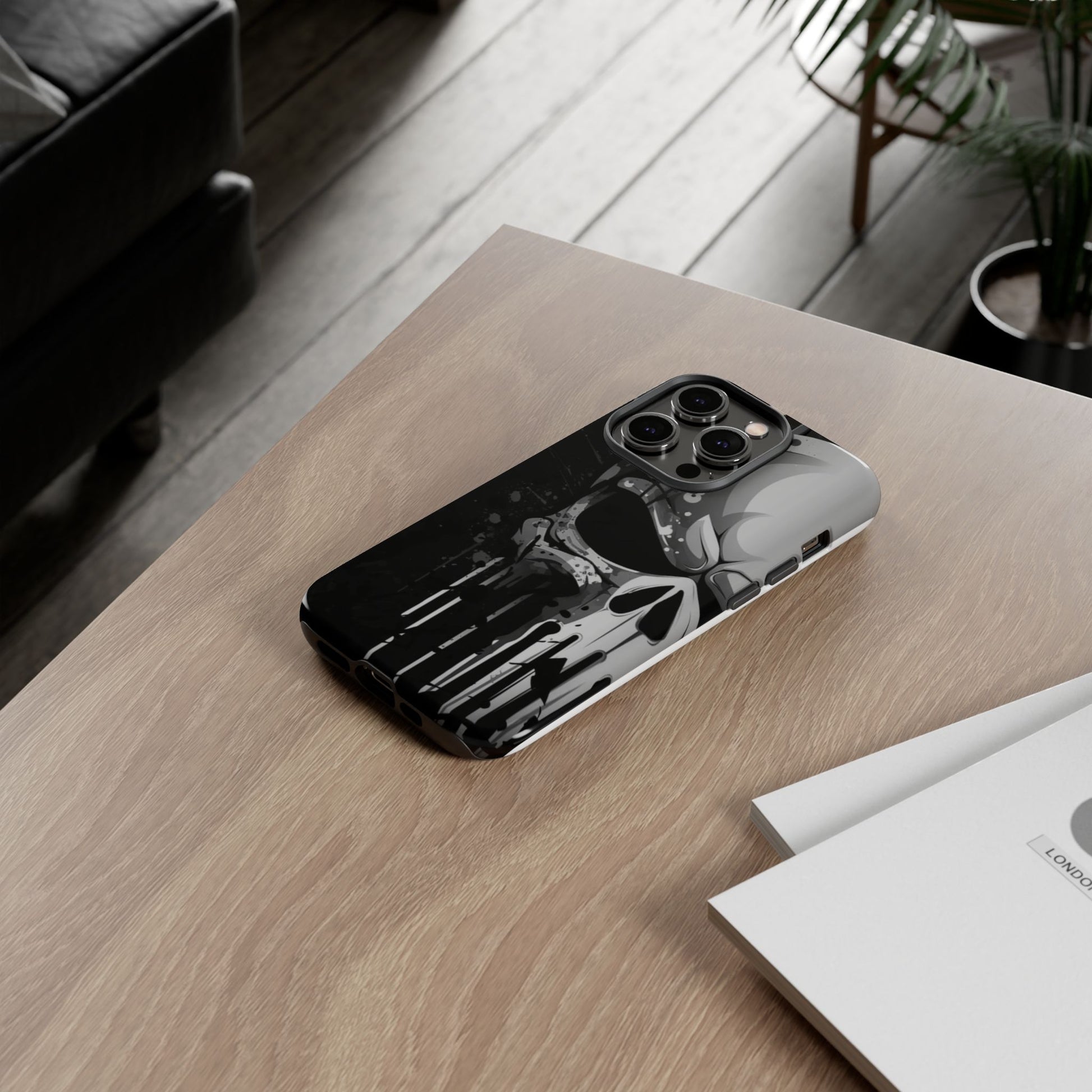 Punisher Skull Tough Cases for iPhones, Samsung, and Pixel