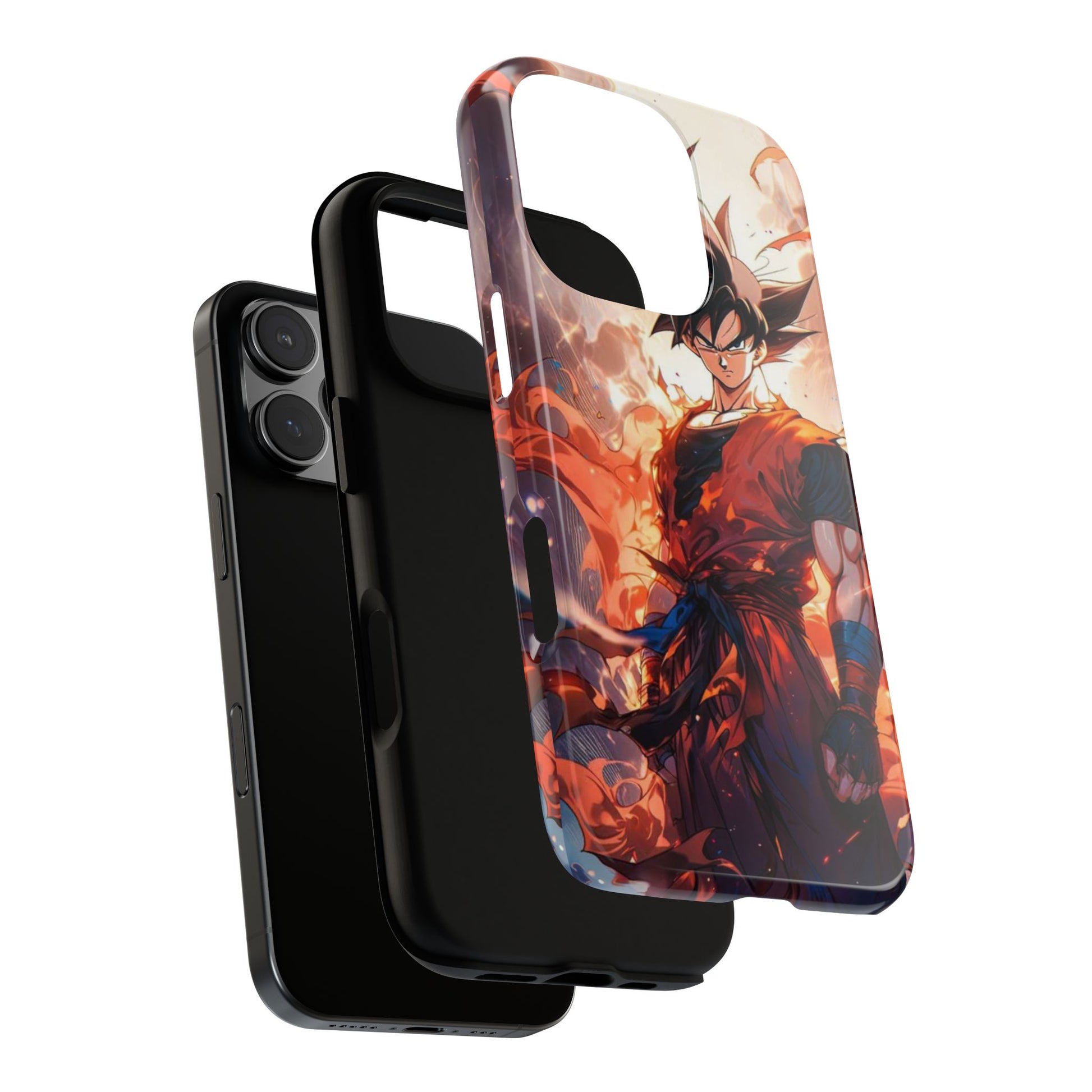 Anime Manga Dragon Ball Z Goku Tough Cases for iPhones, Samsung, and Pixel