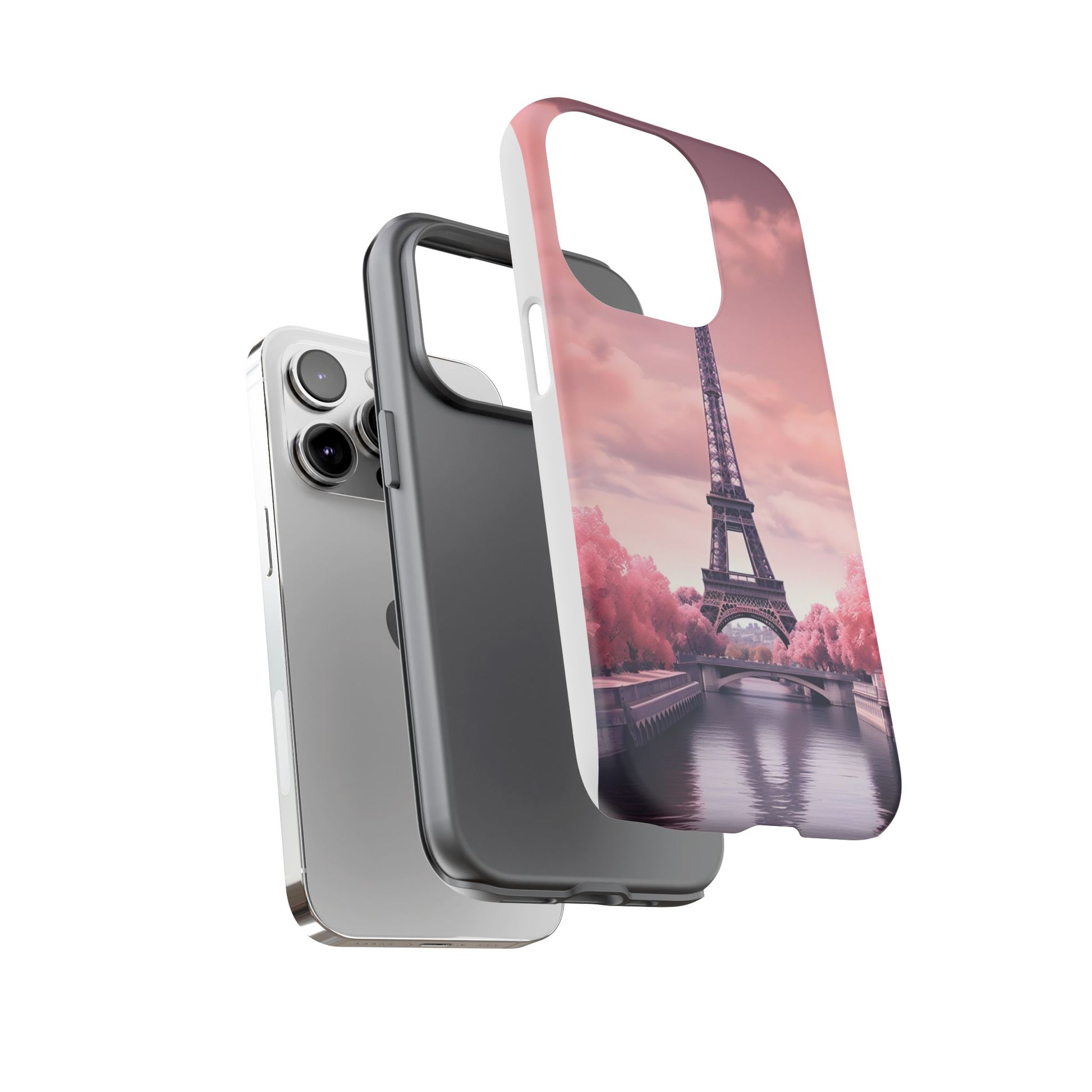 Eiffel Tower Paris Tough Cases for iPhones, Samsung, and Pixel
