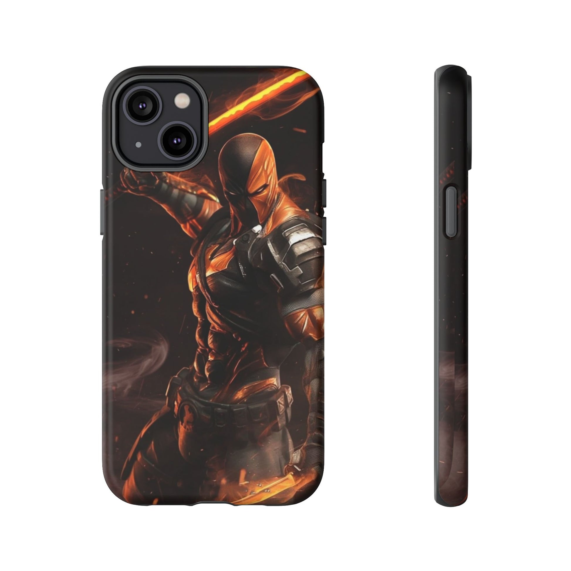 DC Comics Death Stroke Tough Cases for iPhones, Samsung, and Pixel