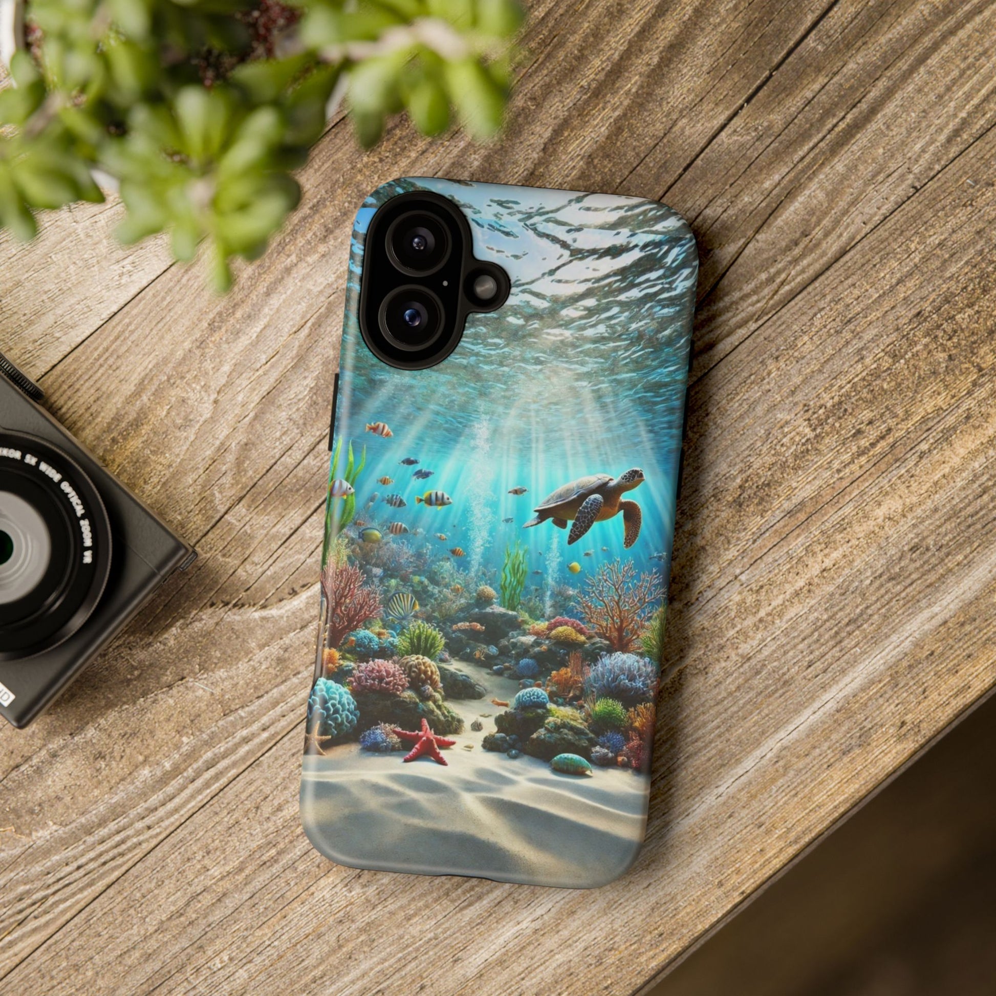 Under Sea Landscape Tough Cases for iPhones, Samsung, and Pixel